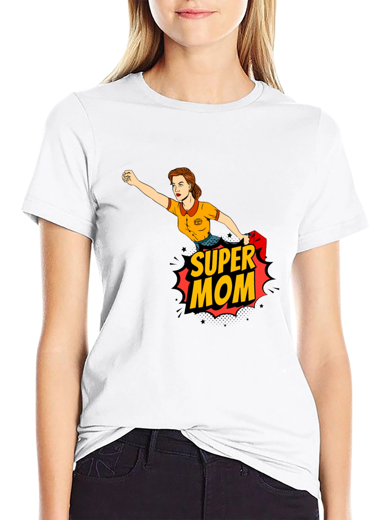 Super Mom Graphic T-Shirt