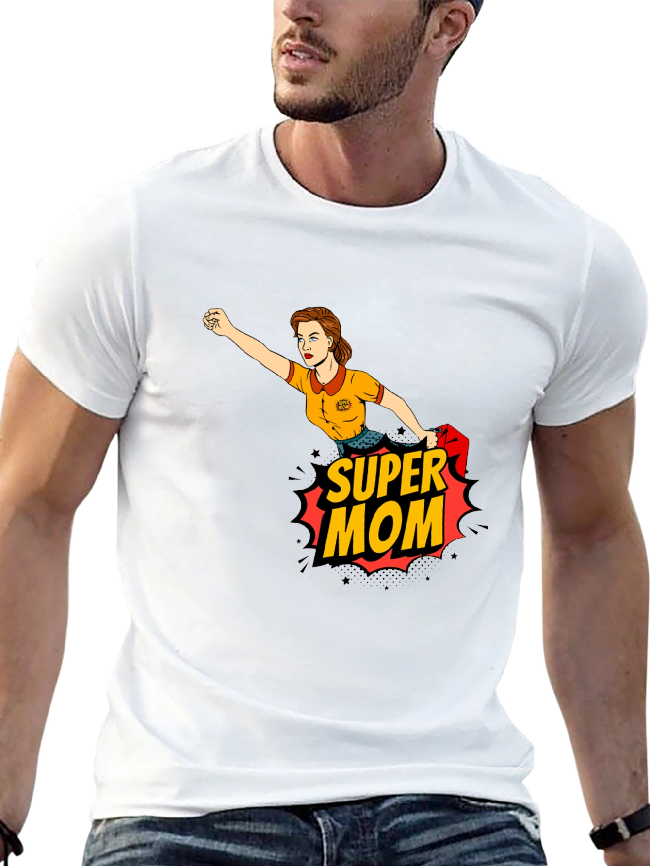 Super Mom Graphic T-Shirt