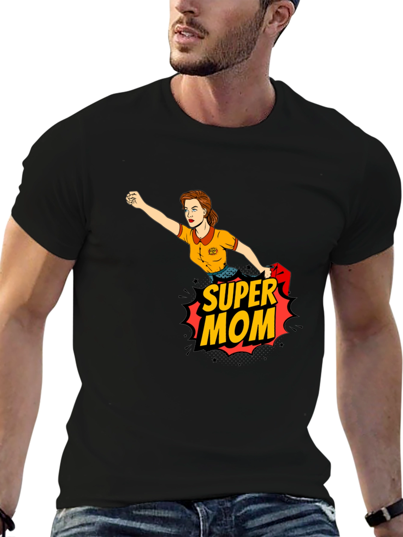 Super Mom Graphic T-Shirt