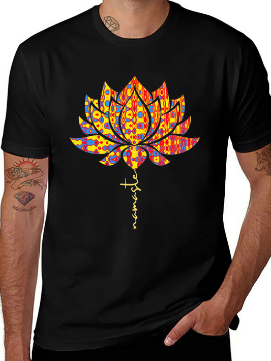 Namaste Lotus Flower Graphic Tee