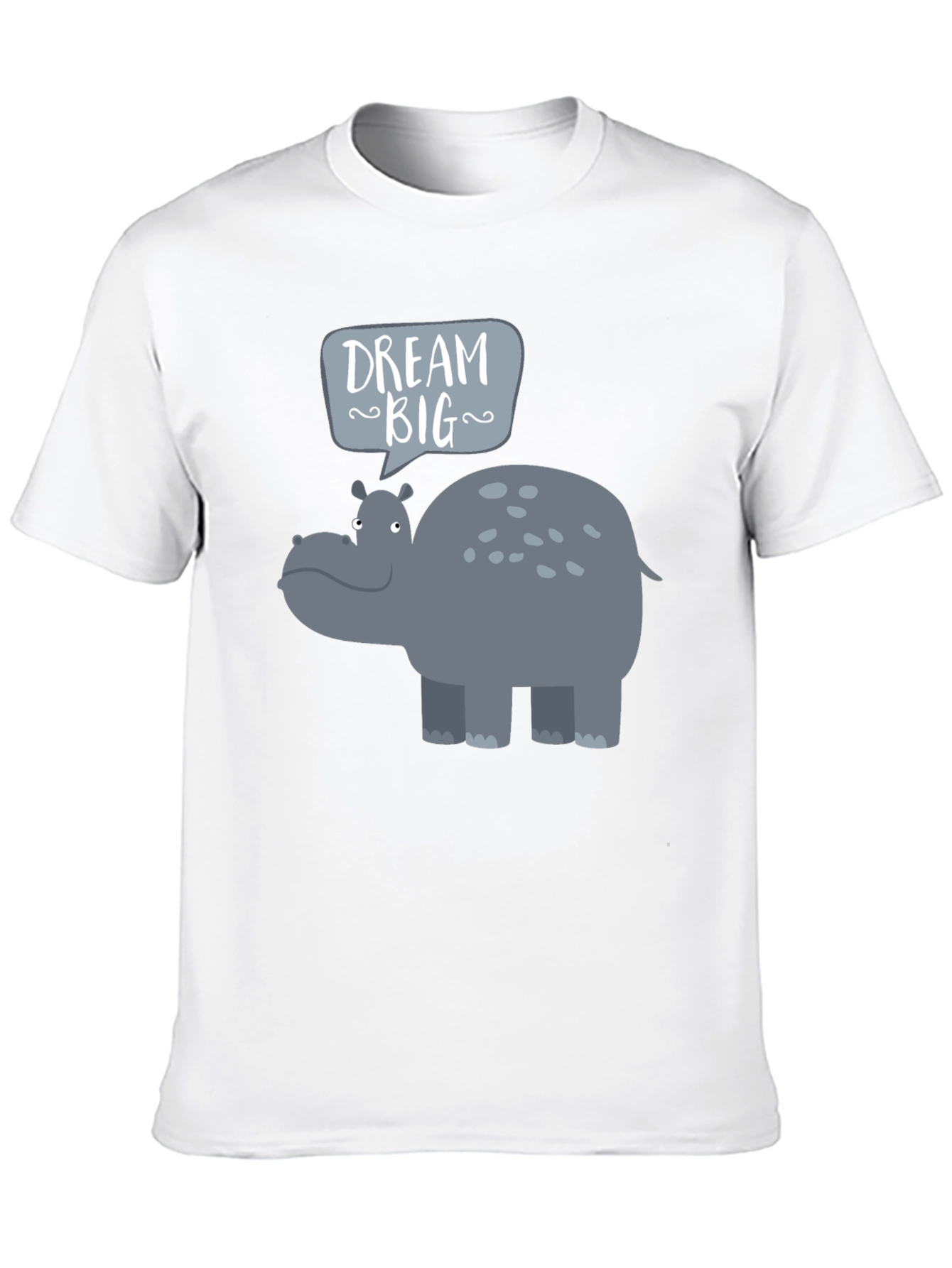 Dream Big Hippo Graphic Tee