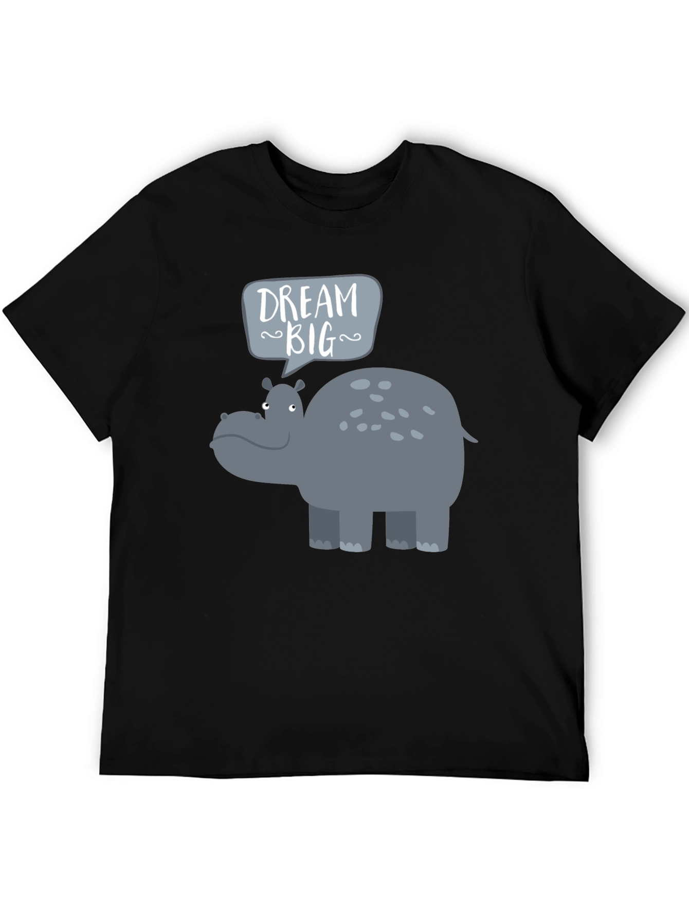 Dream Big Hippo Graphic Tee