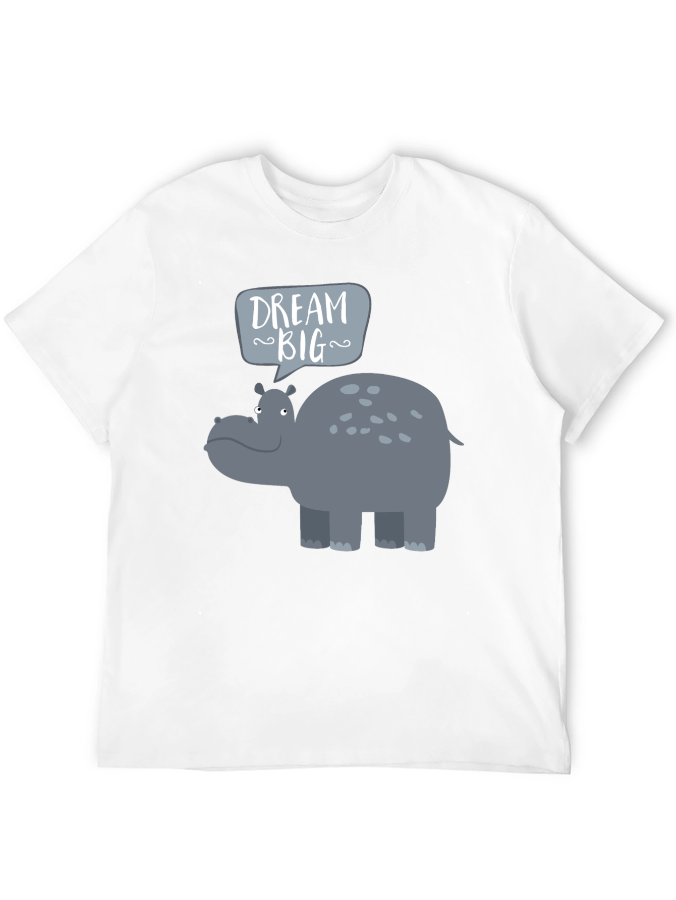 Dream Big Hippo Graphic Tee