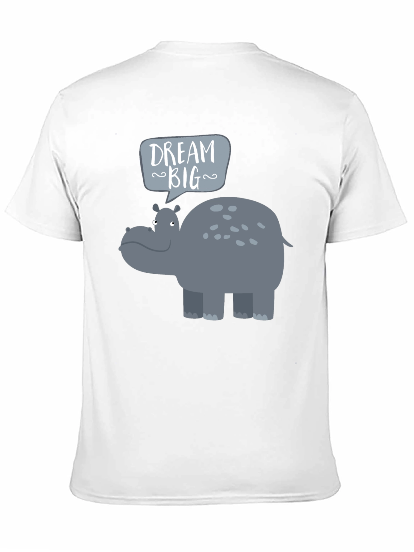 Dream Big Hippo Graphic Tee