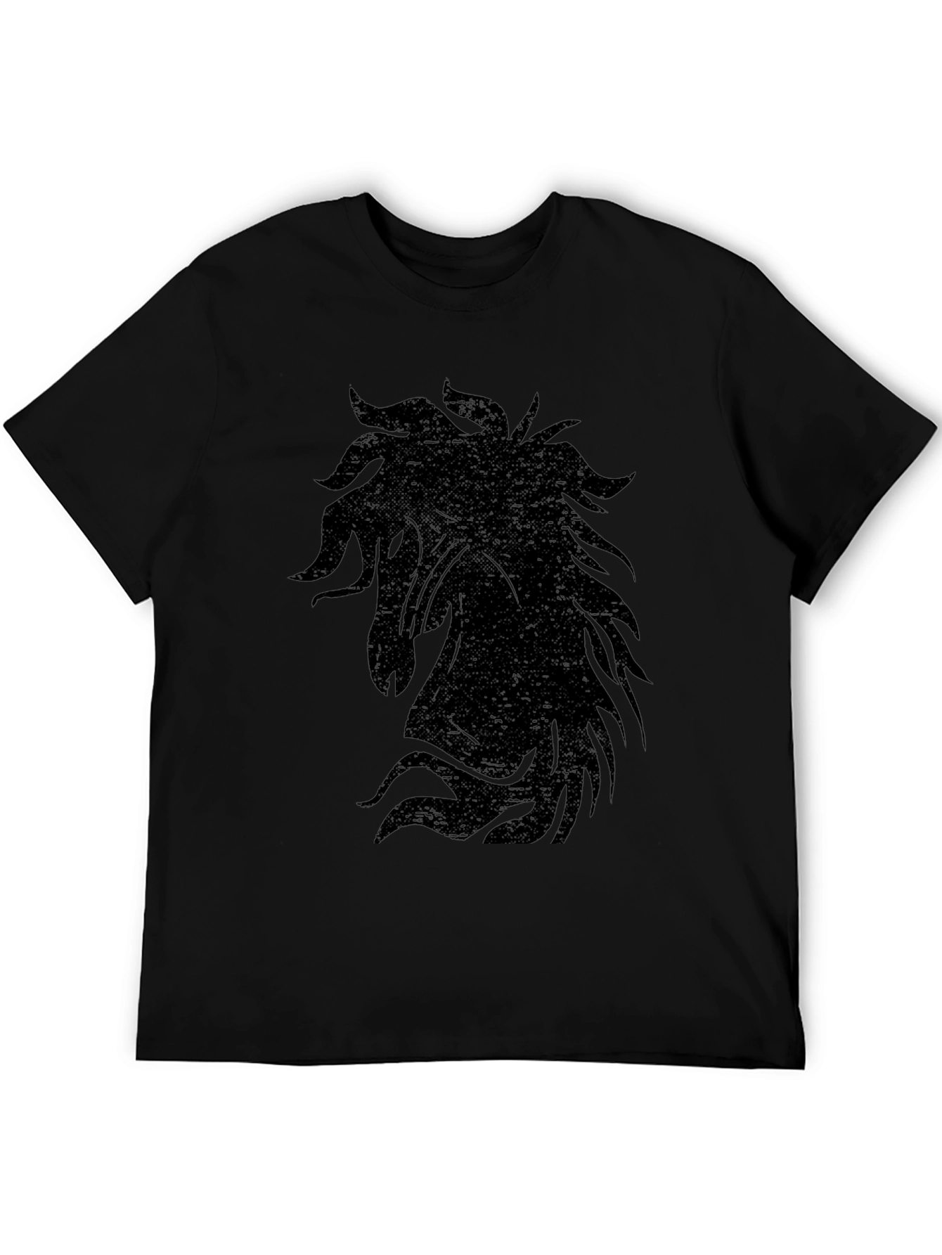 Black Horse Graphic Tee - Unisex Soft Cotton
