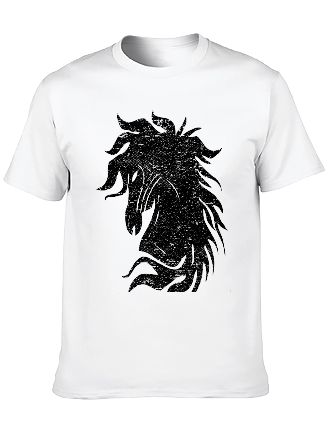 Black Horse Graphic Tee - Unisex Soft Cotton