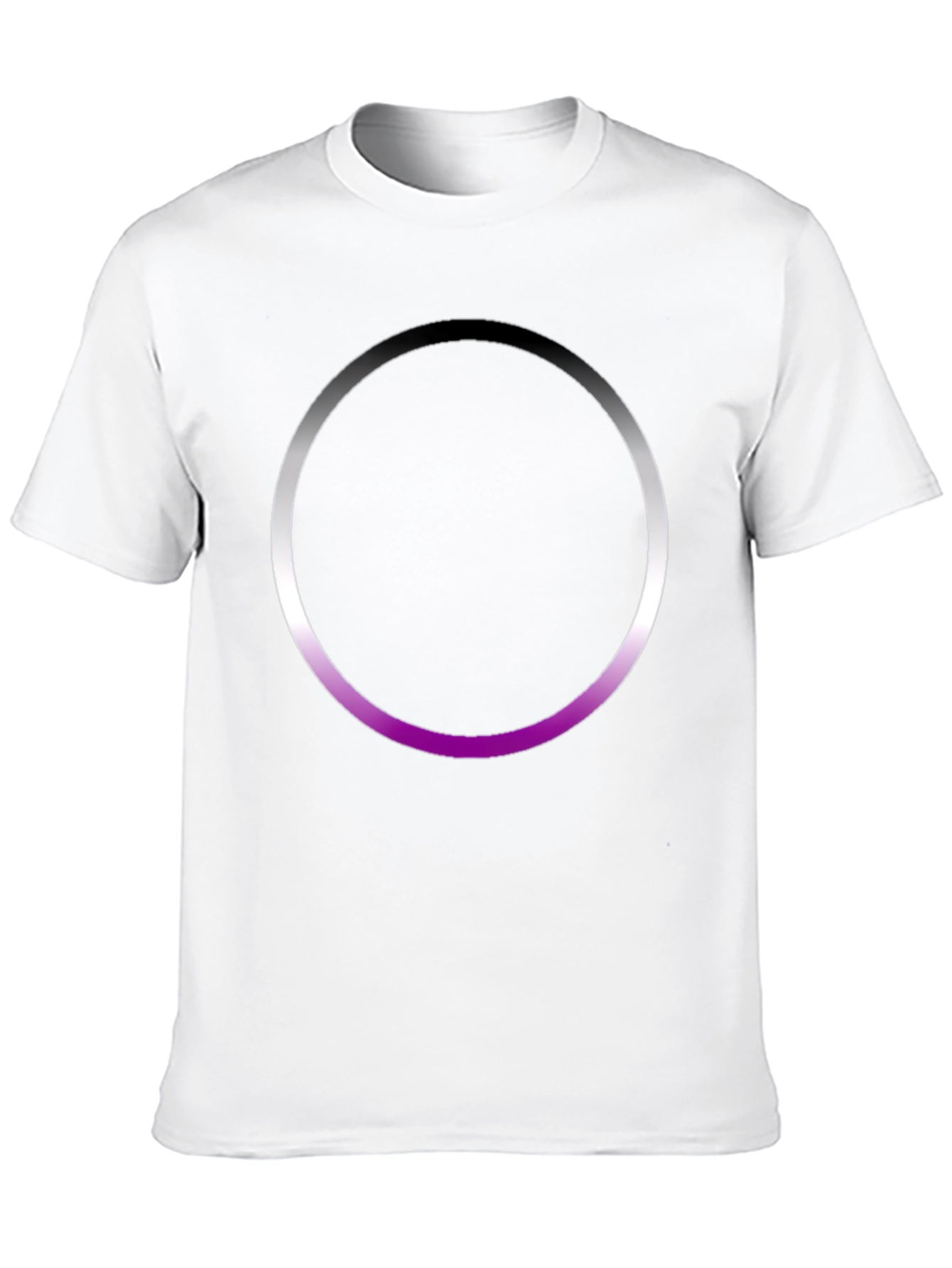 Aromantic Pride Circle Black T-Shirt