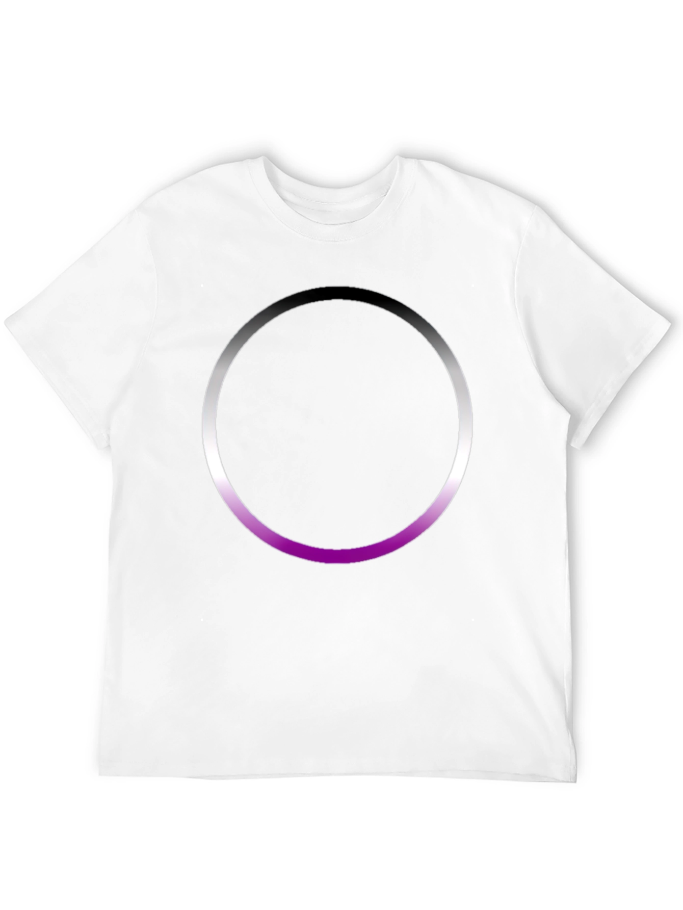 Aromantic Pride Circle Black T-Shirt