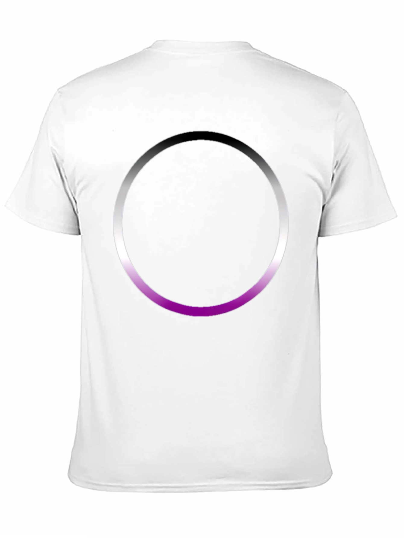 Aromantic Pride Circle Black T-Shirt