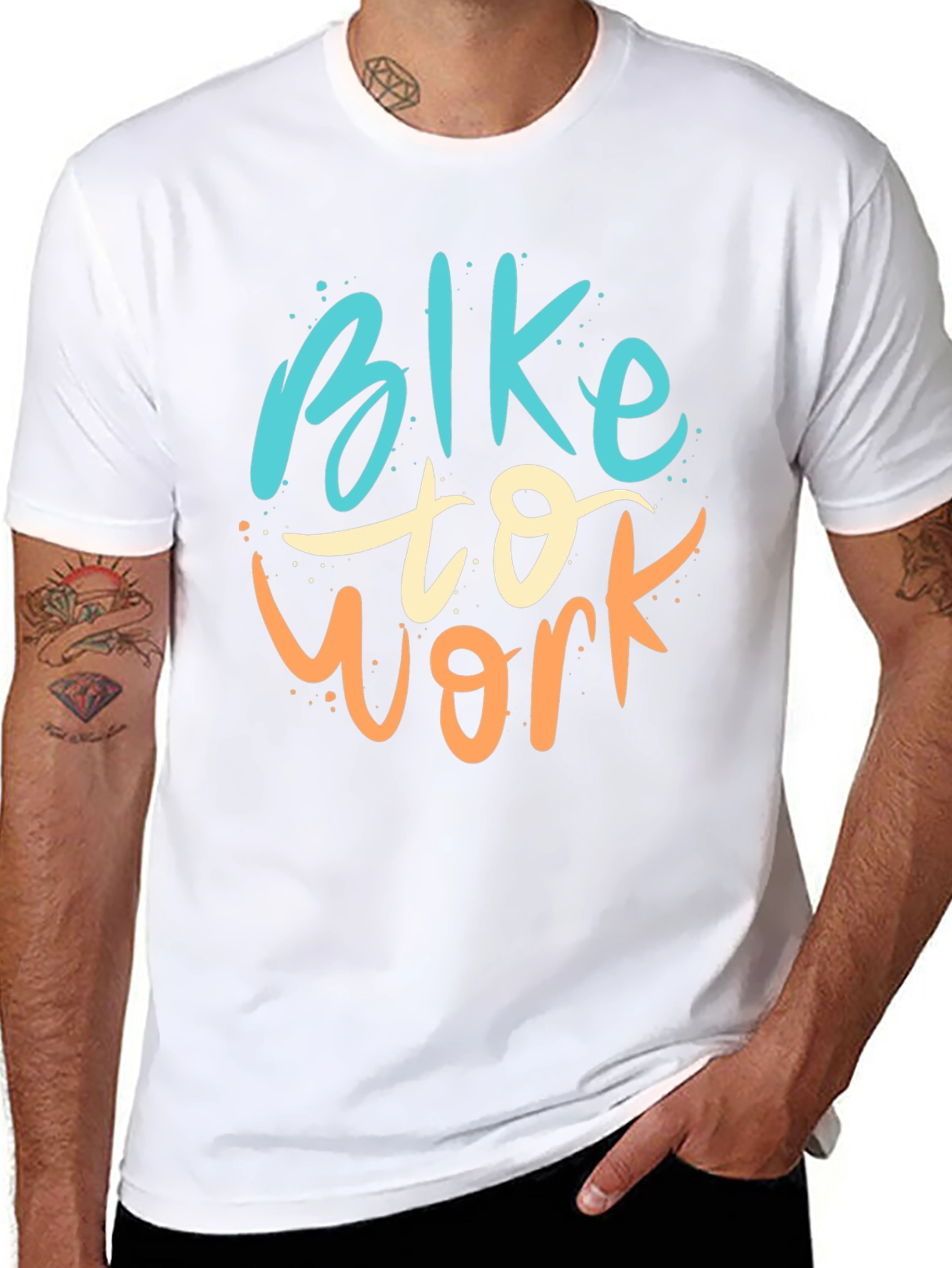 Bike To Work T-Shirt - Graphic Tee