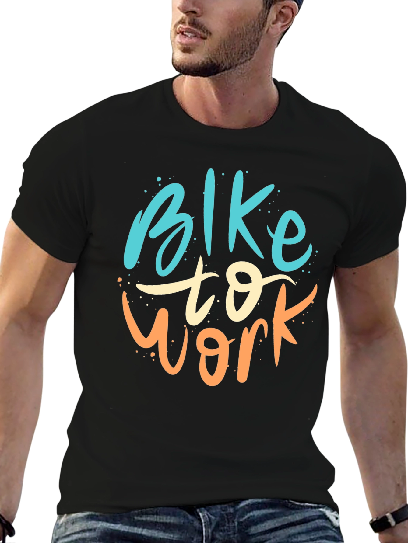 Bike To Work T-Shirt - Graphic Tee