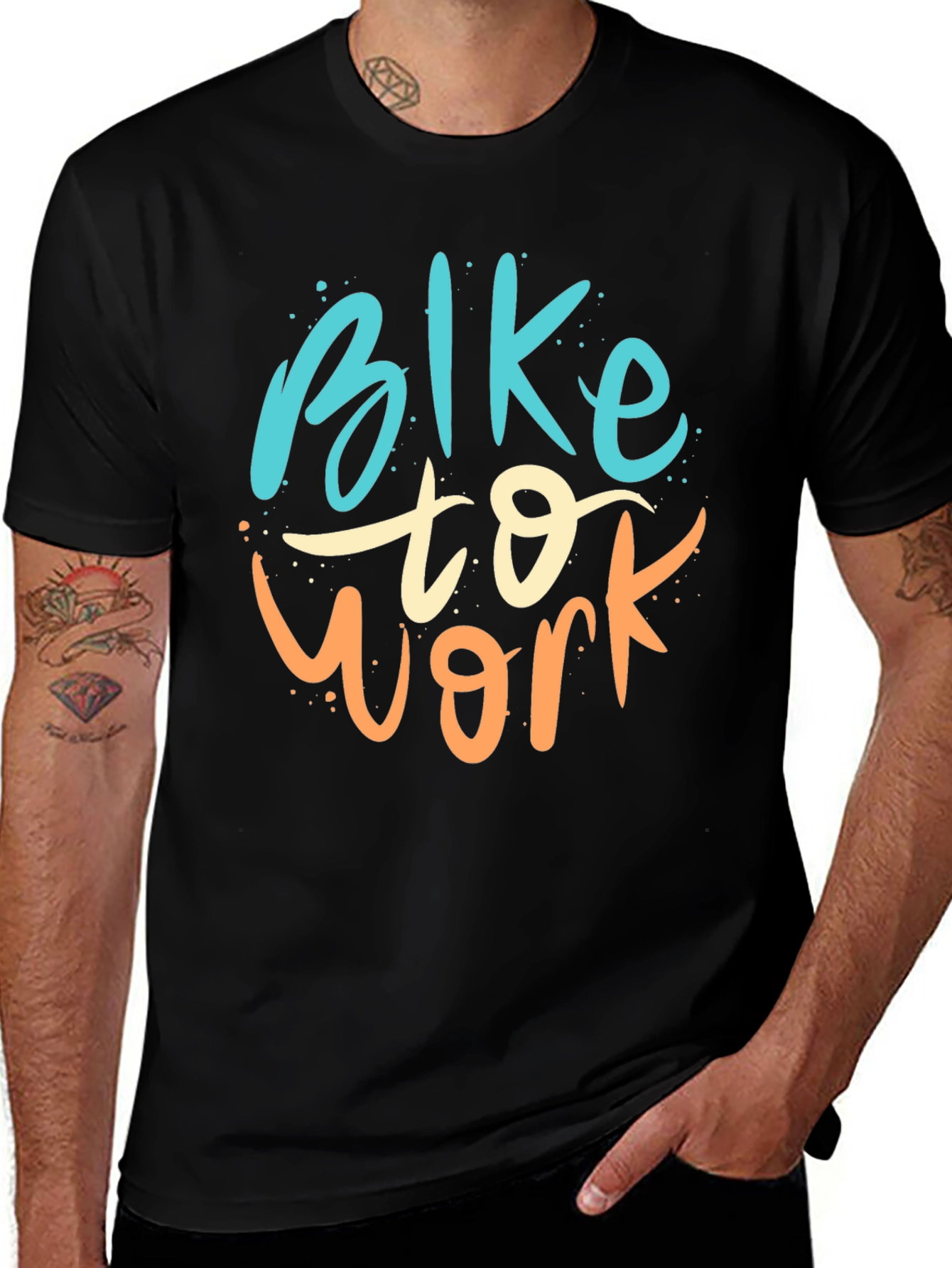 Bike To Work T-Shirt - Graphic Tee