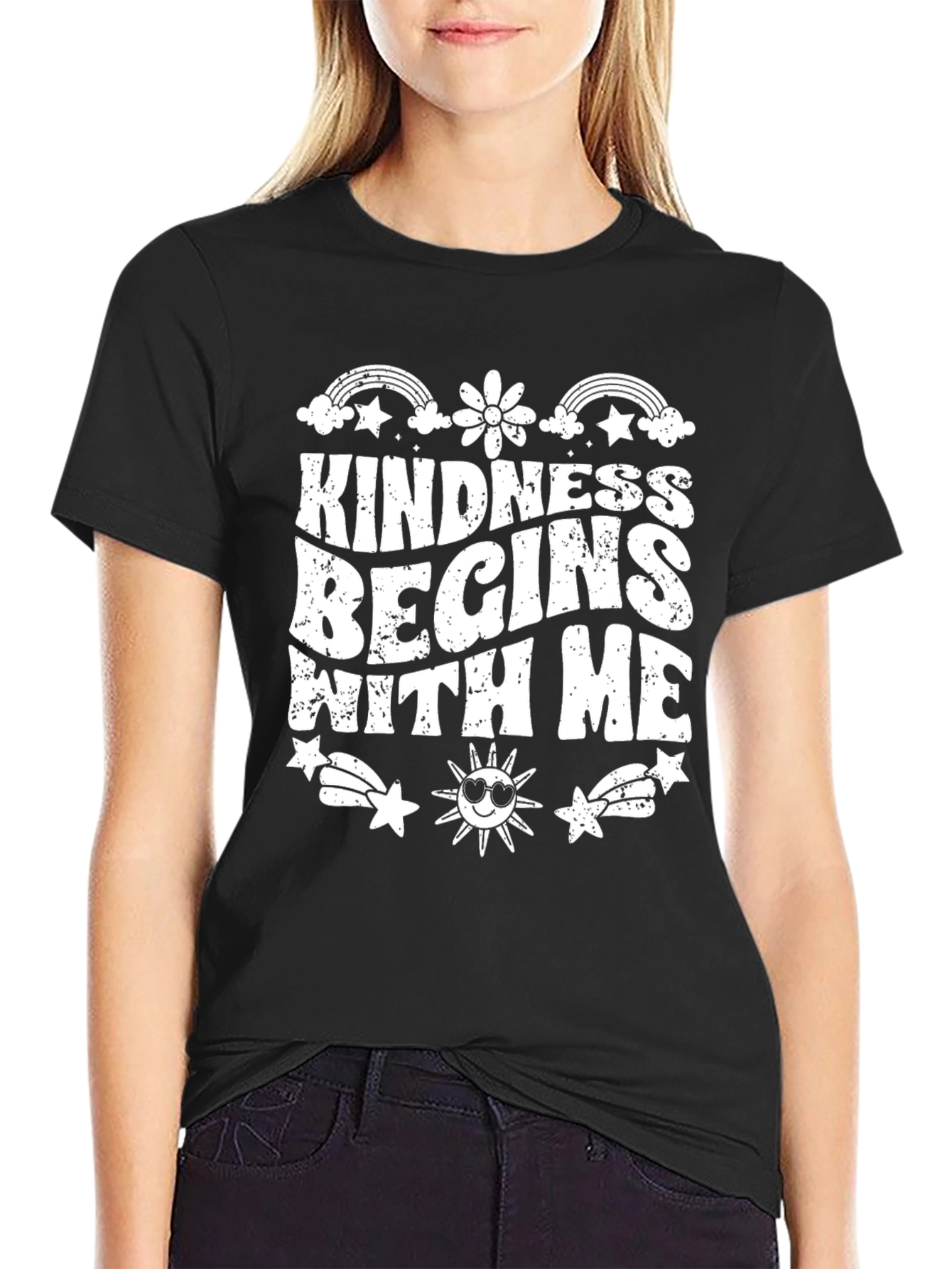 Kindness Begins With Me Graphic T-Shirt