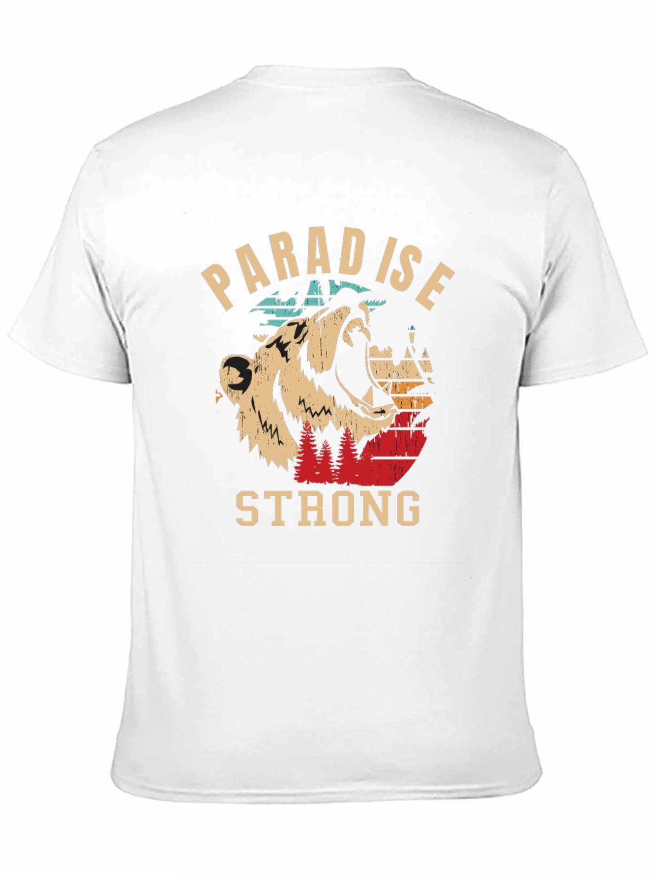Paradise Strong Bear Graphic Tee
