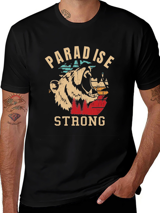 Paradise Strong Bear Graphic Tee