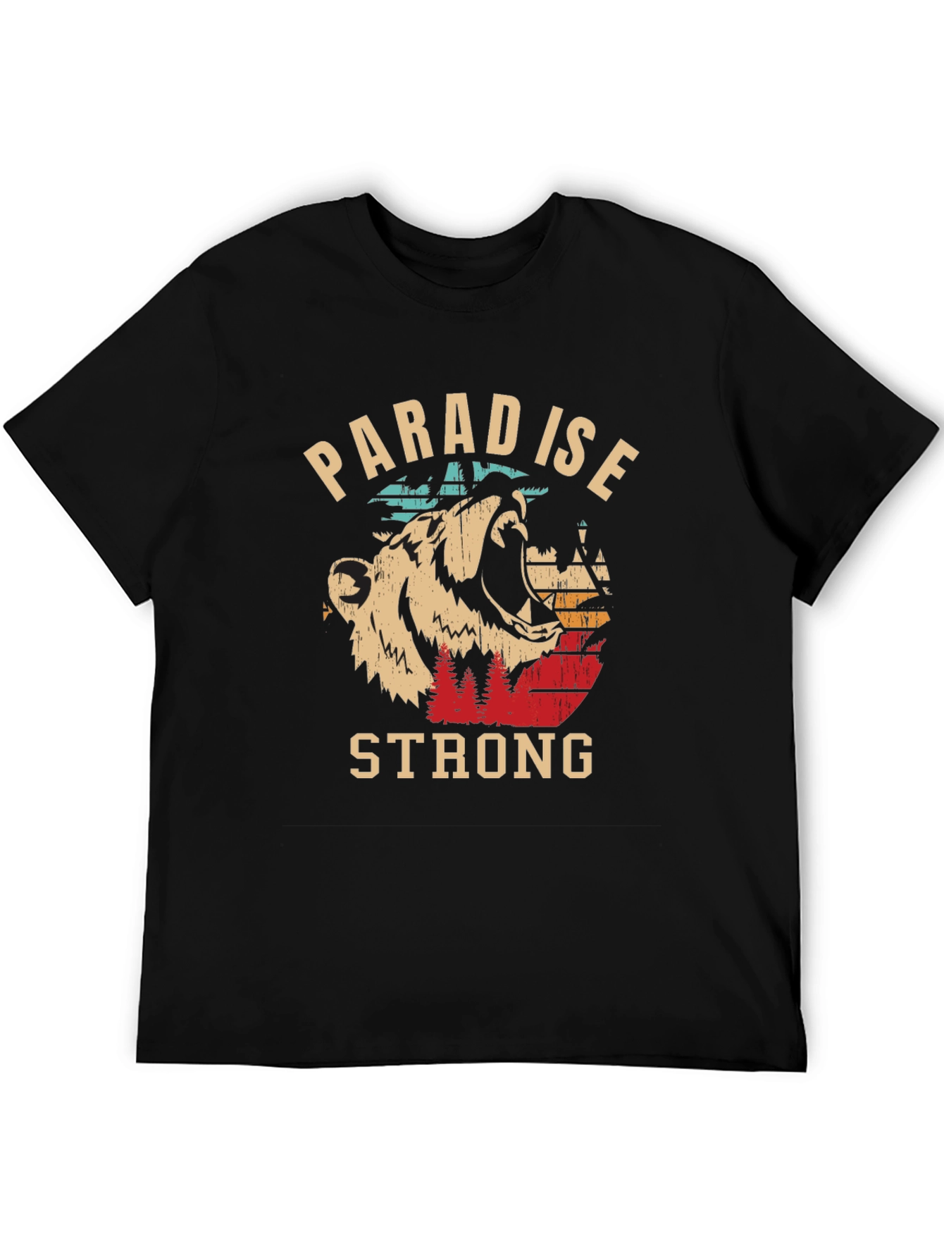 Paradise Strong Bear Graphic Tee