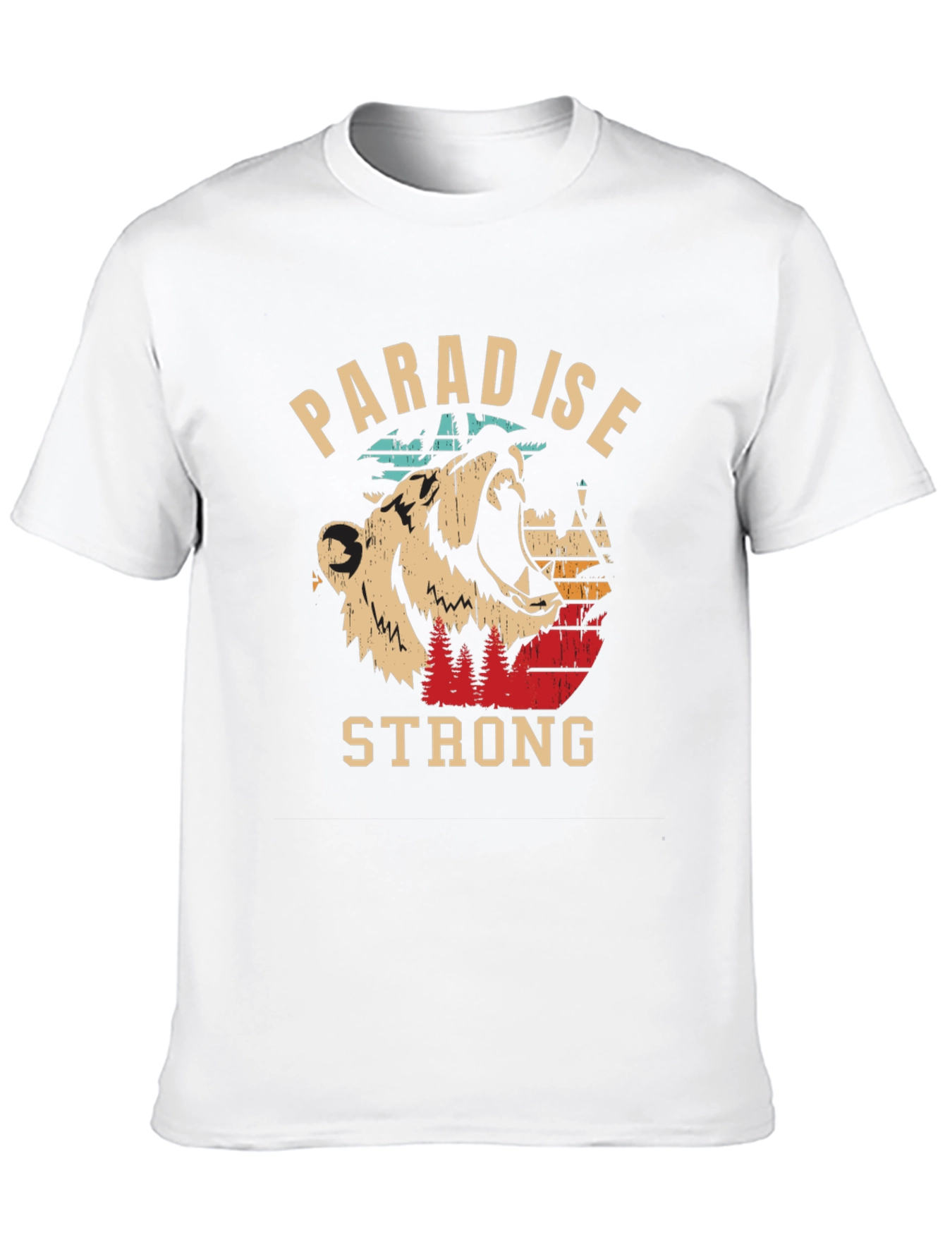 Paradise Strong Bear Graphic Tee