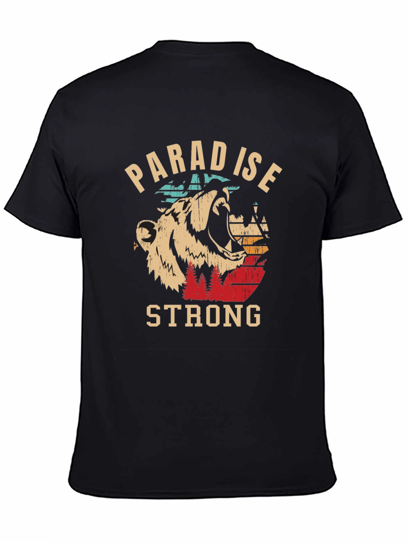 Paradise Strong Bear Graphic Tee