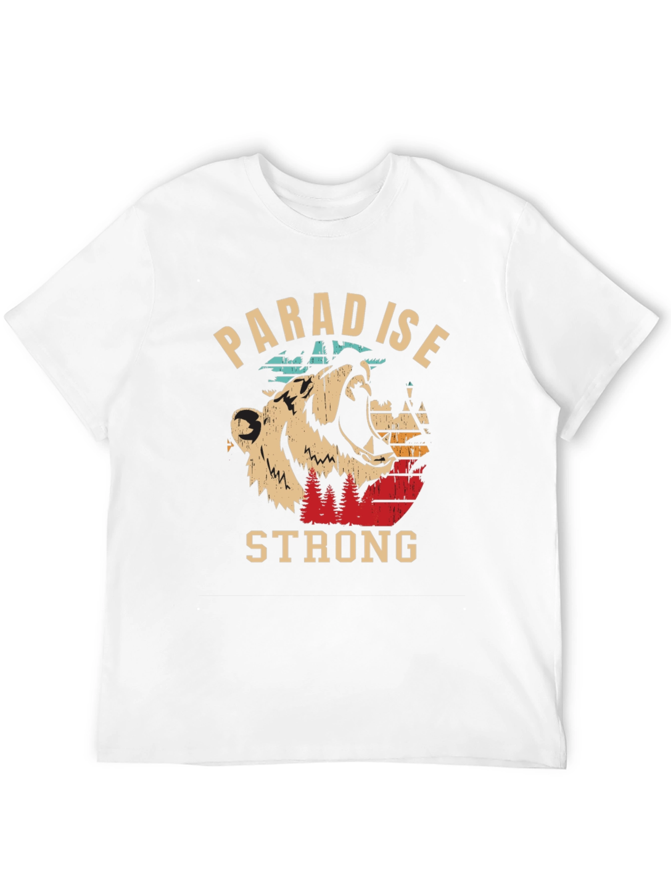 Paradise Strong Bear Graphic Tee