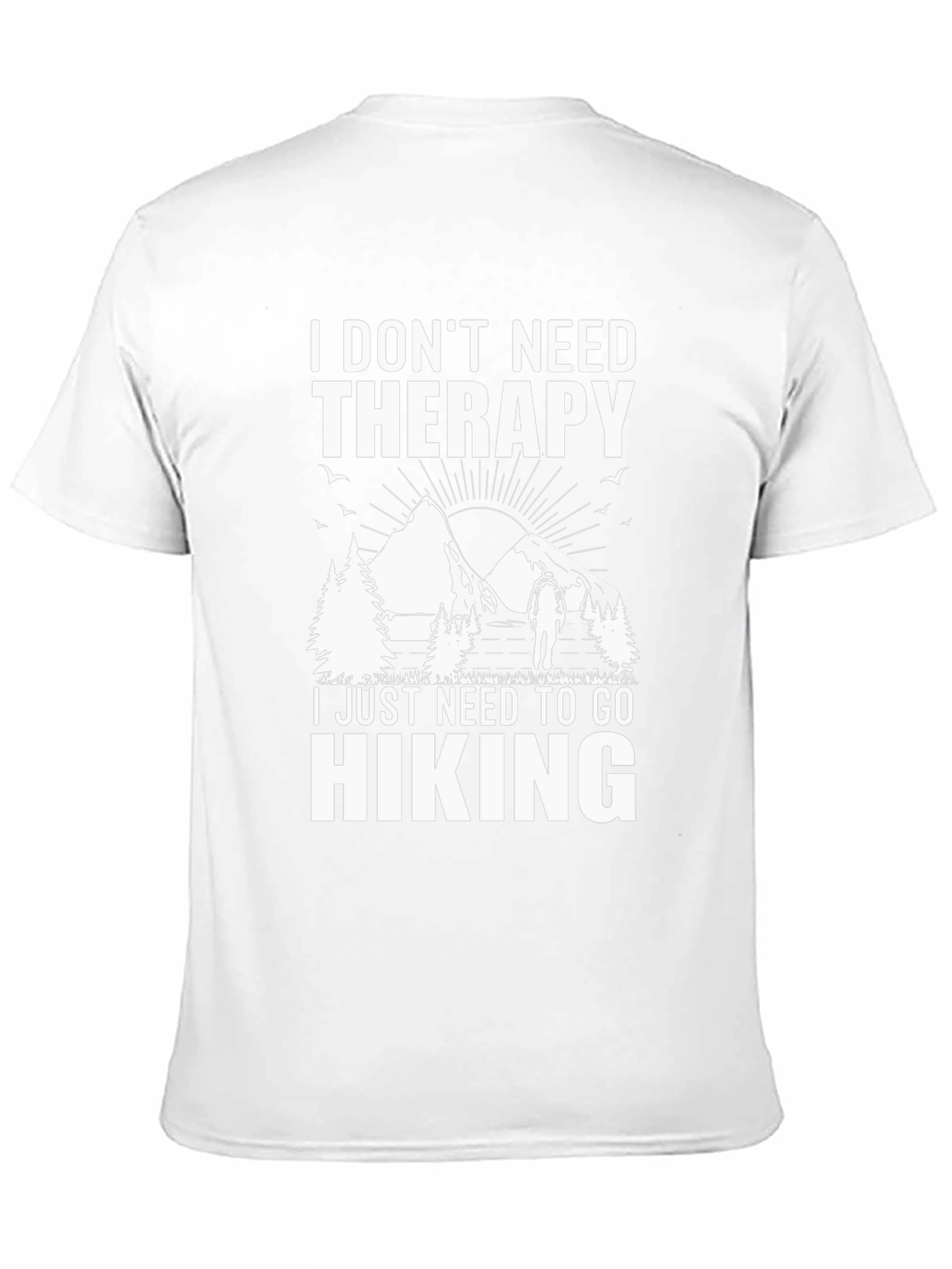 Hiking Therapy T-Shirt - Nature Lover Gift