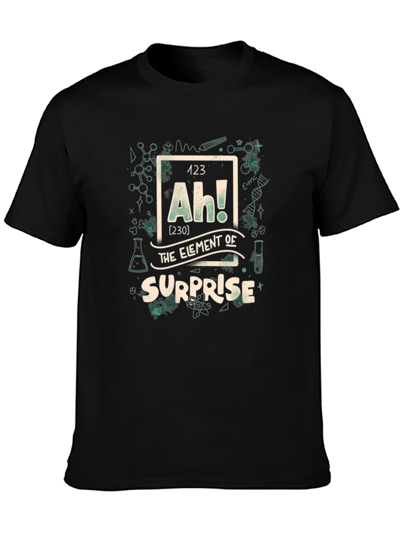 Surprise Element Graphic T-Shirt - Geeky & Fun