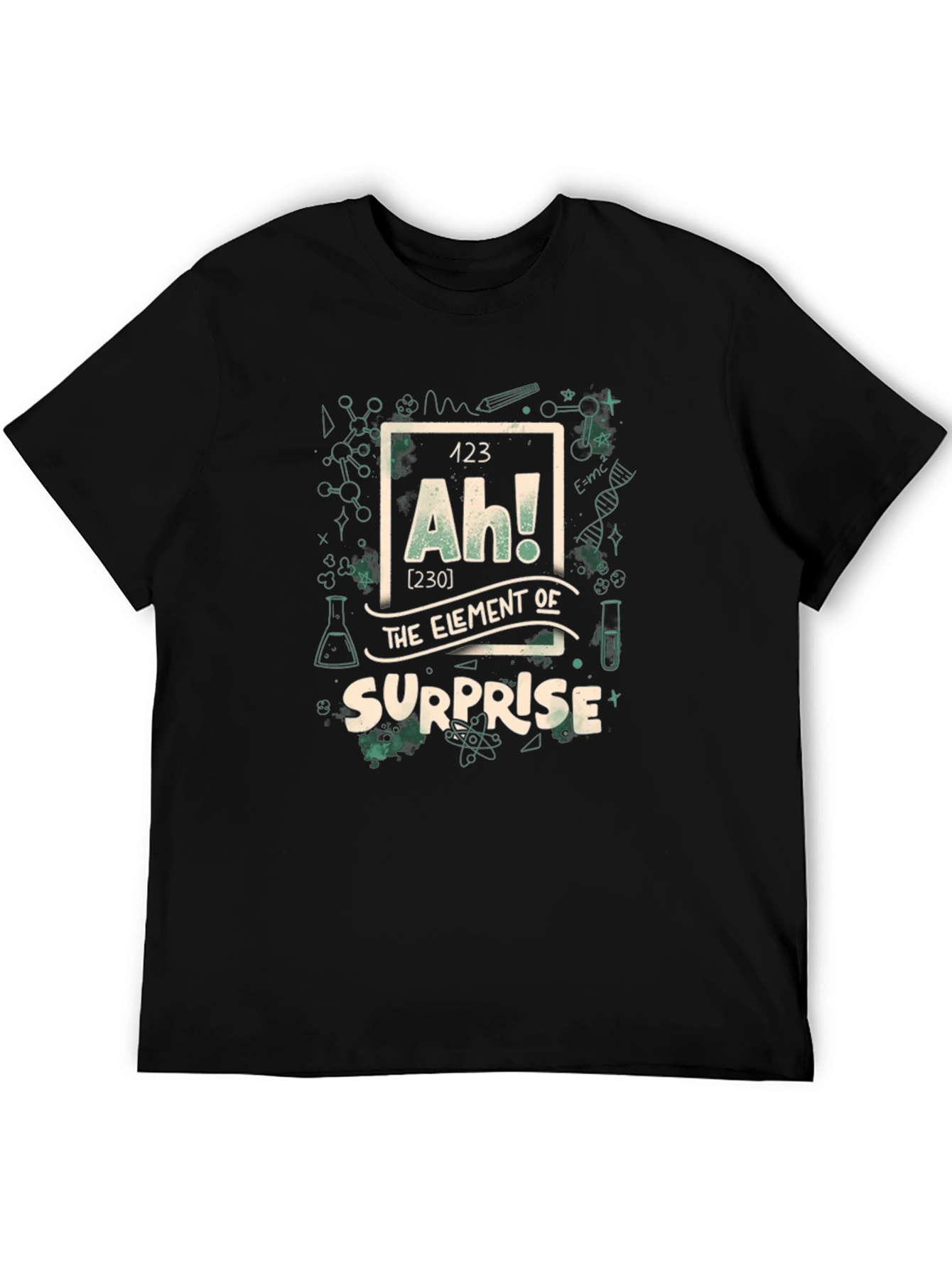 Surprise Element Graphic T-Shirt - Geeky & Fun