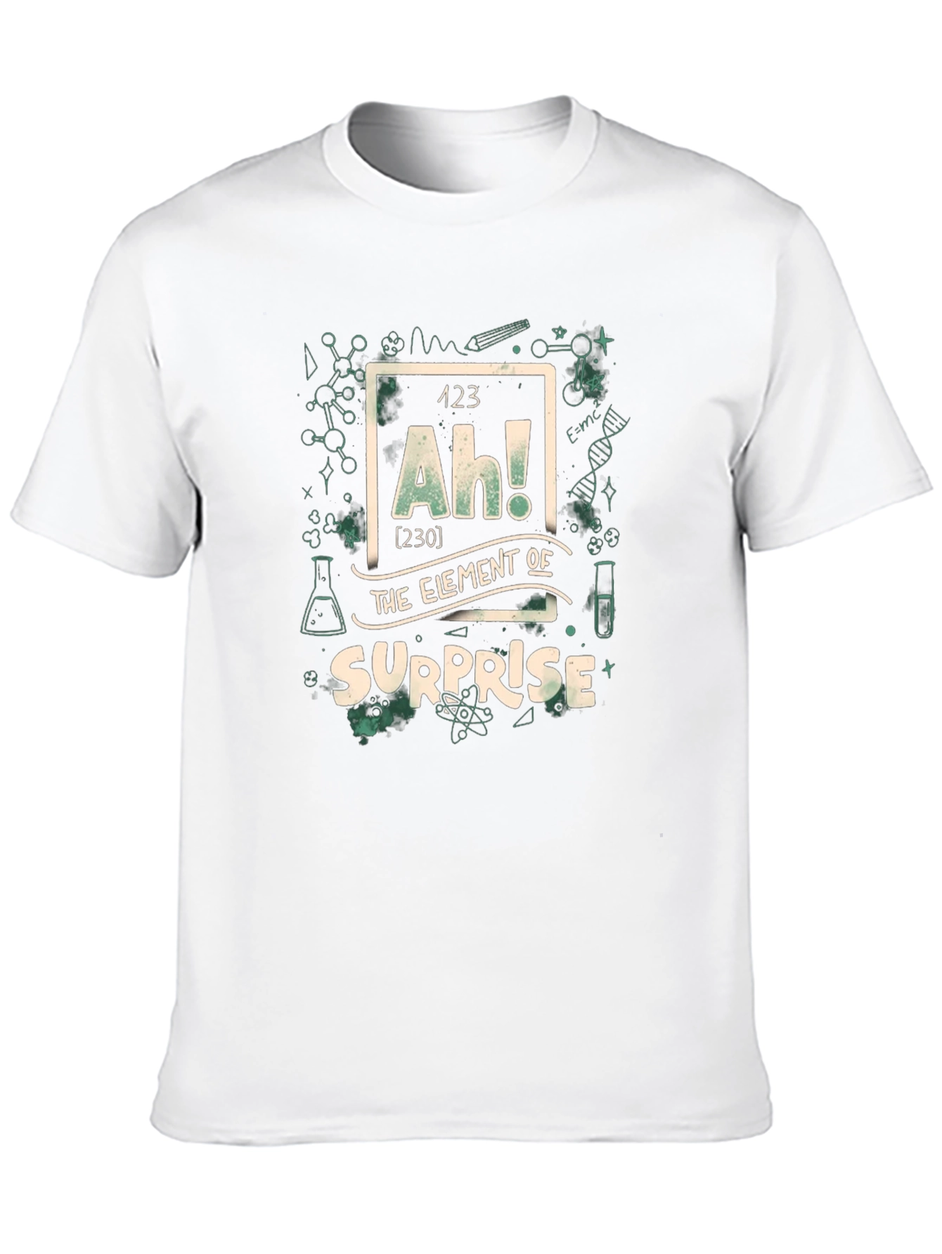 Surprise Element Graphic T-Shirt - Geeky & Fun