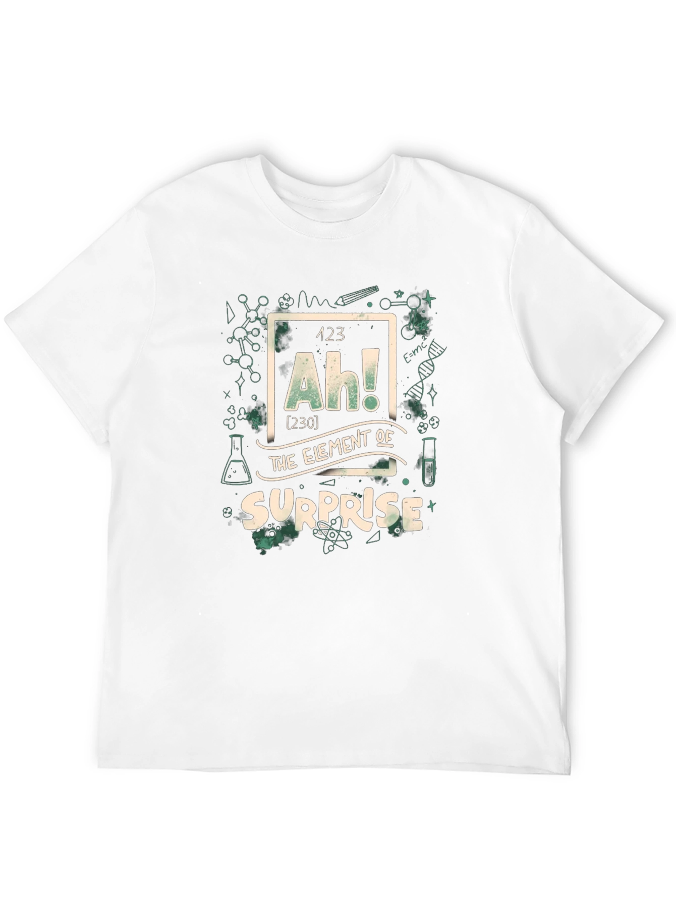 Surprise Element Graphic T-Shirt - Geeky & Fun