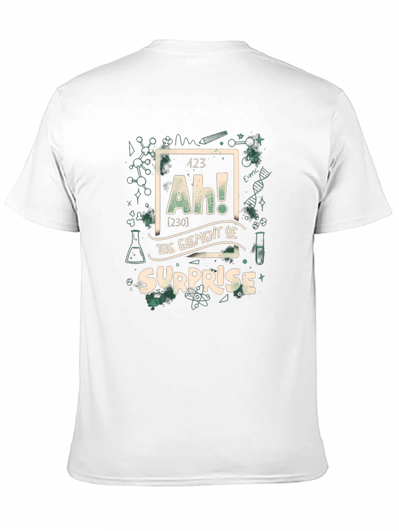Surprise Element Graphic T-Shirt - Geeky & Fun