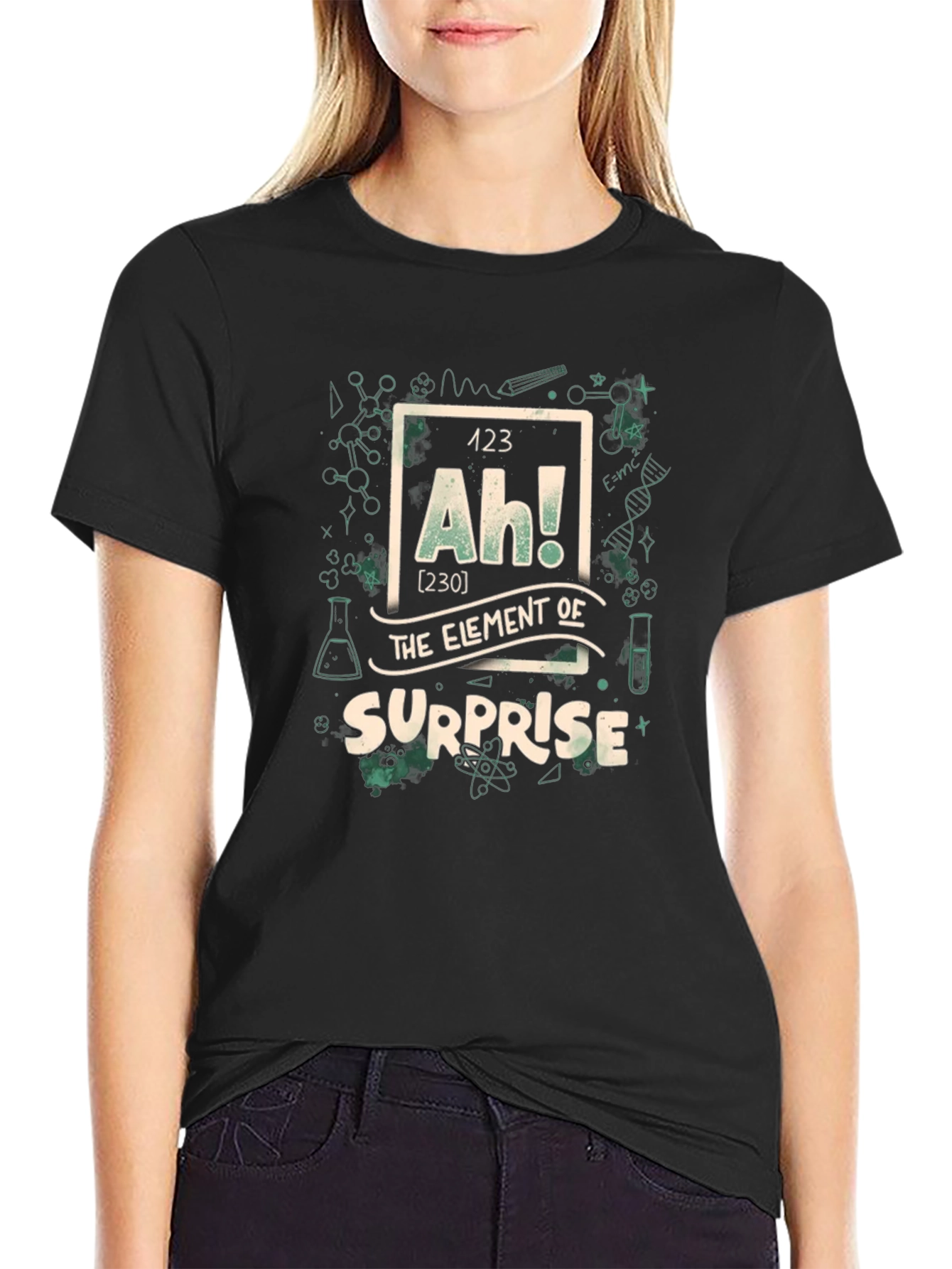 Surprise Element Graphic T-Shirt - Geeky & Fun