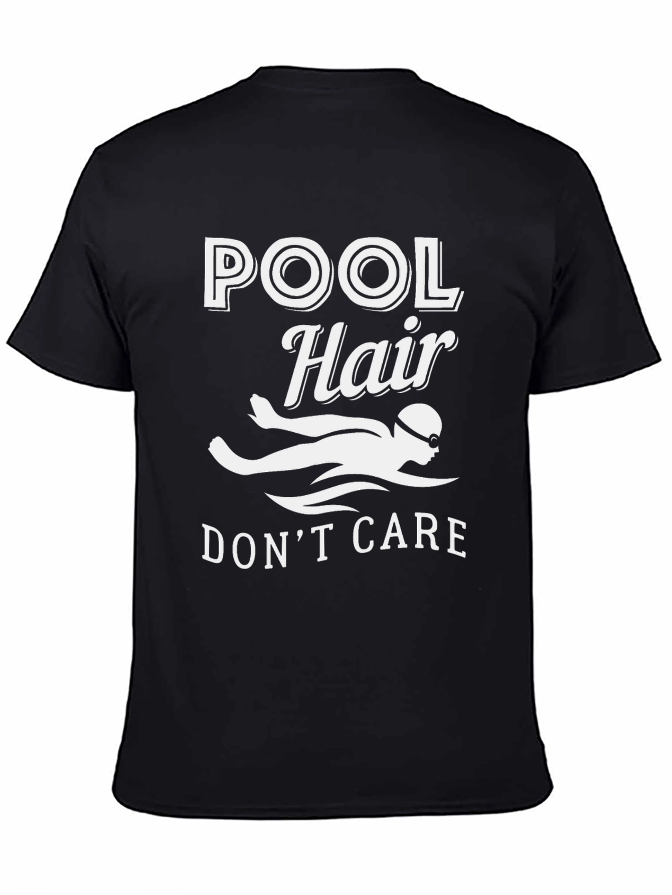 Pool Hair Dont Care Graphic T-Shirt