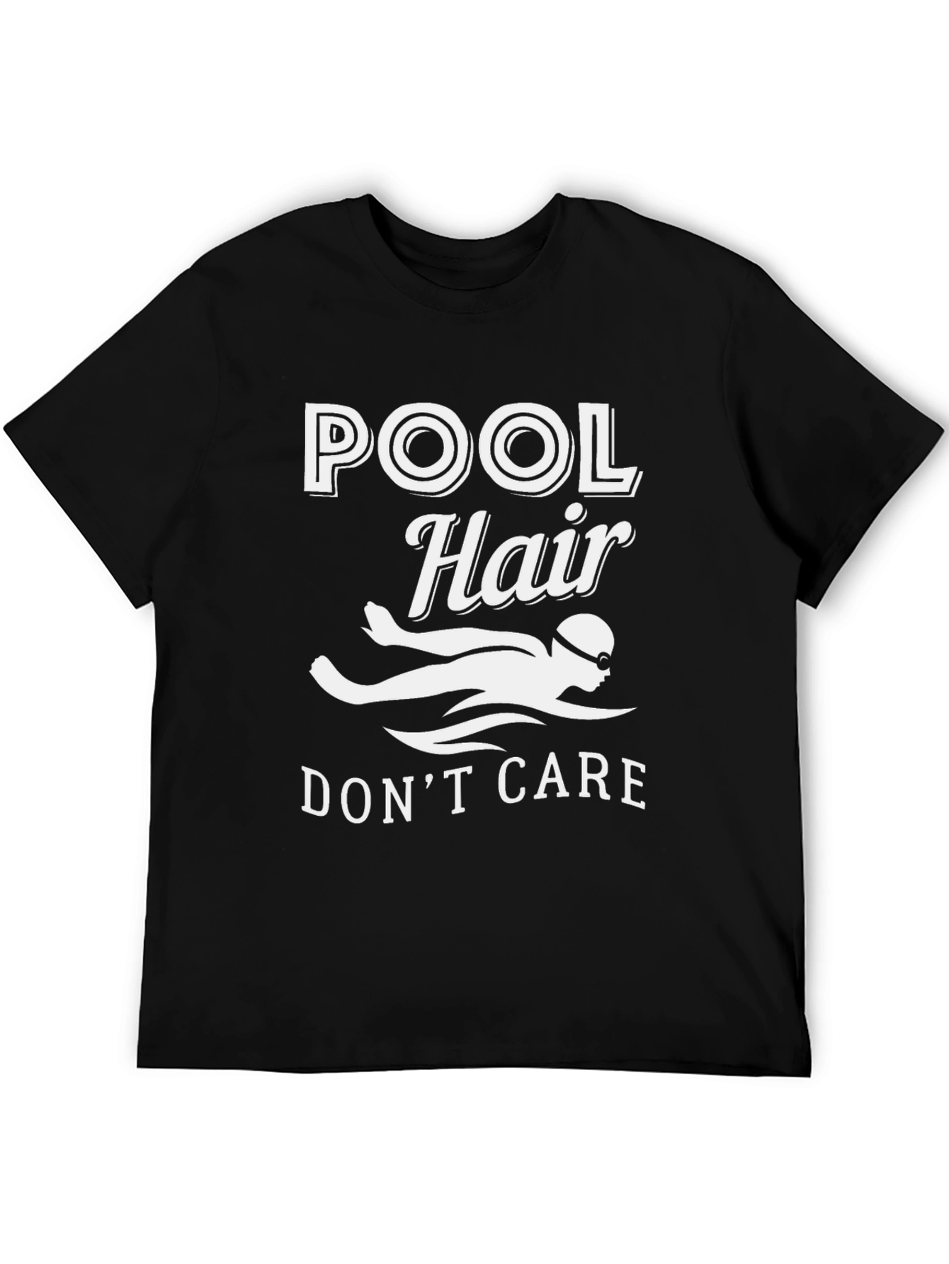 Pool Hair Dont Care Graphic T-Shirt