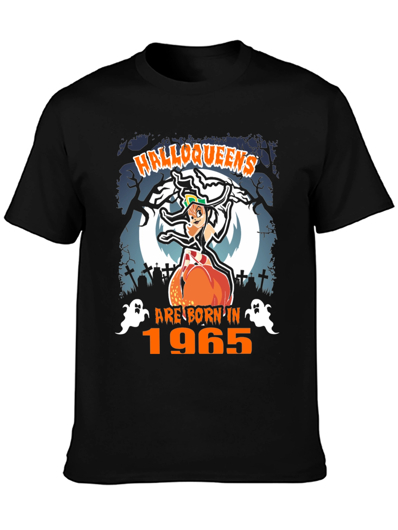 Halloqueens Born In 1965 T-Shirt