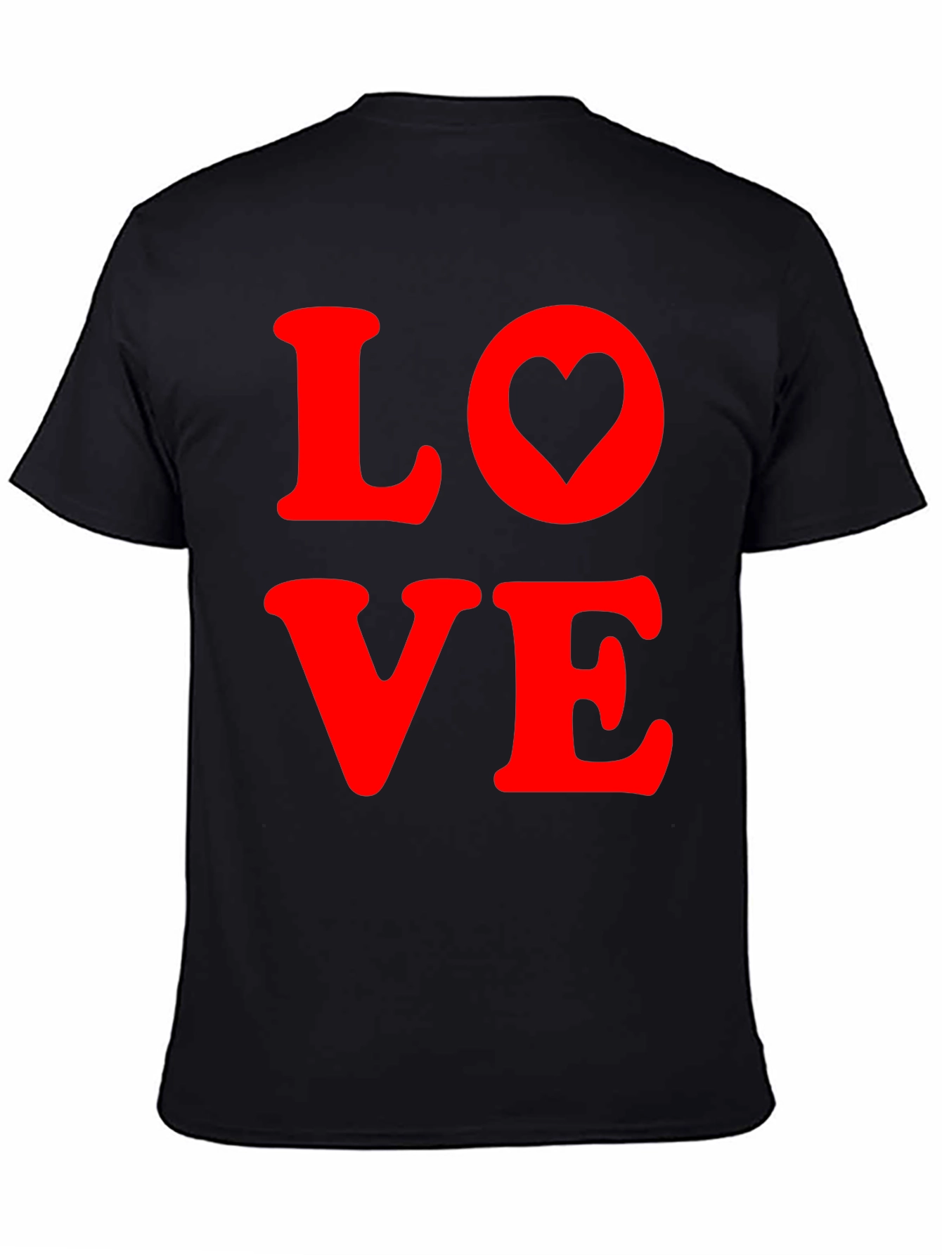 Love Heart Graphic Tee - Soft Cotton Blend