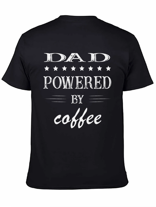 Dad Powered by Coffee T-Shirt