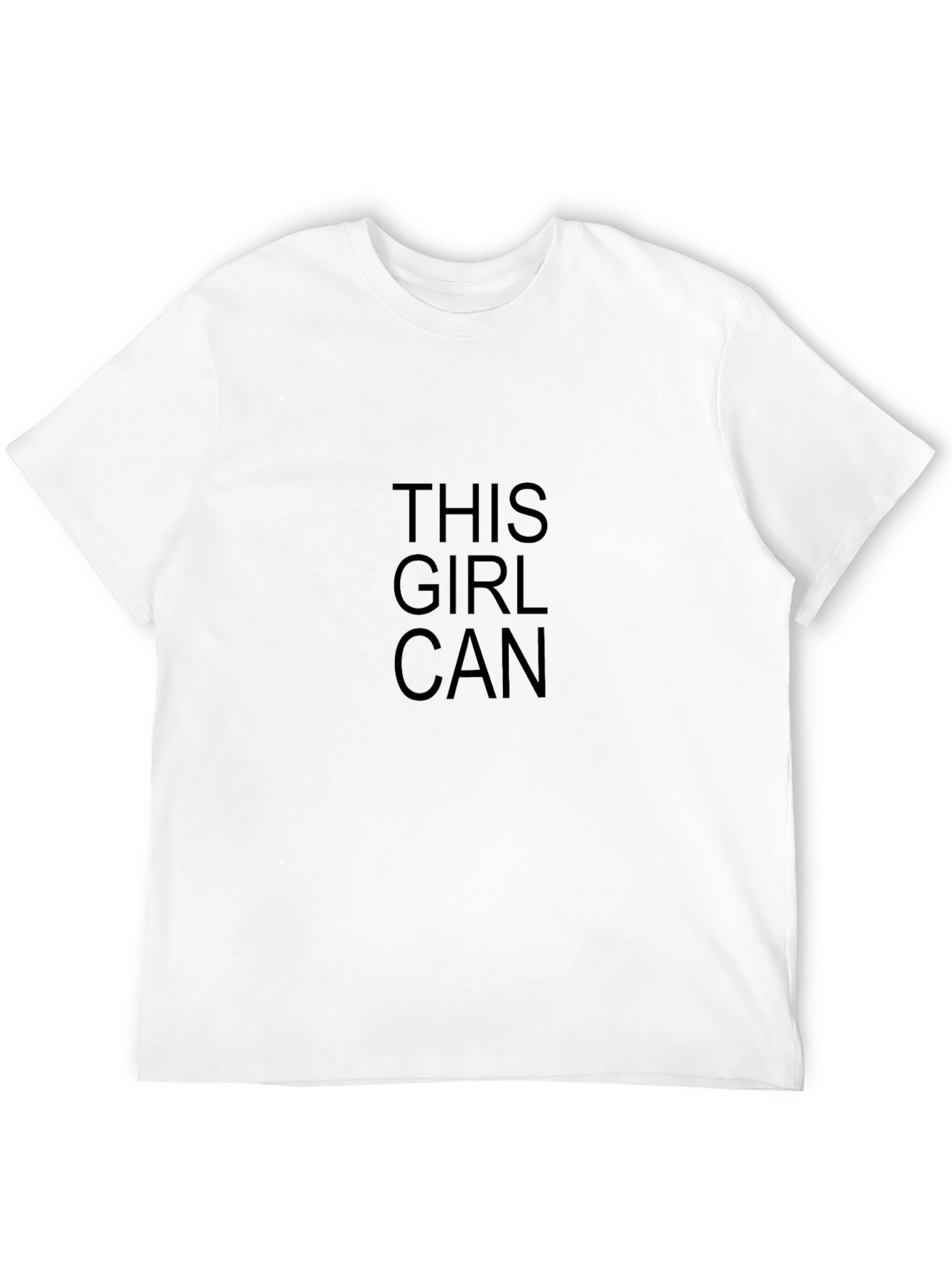 This Girl Can Graphic Tee - Empowering Womens T-Shirt