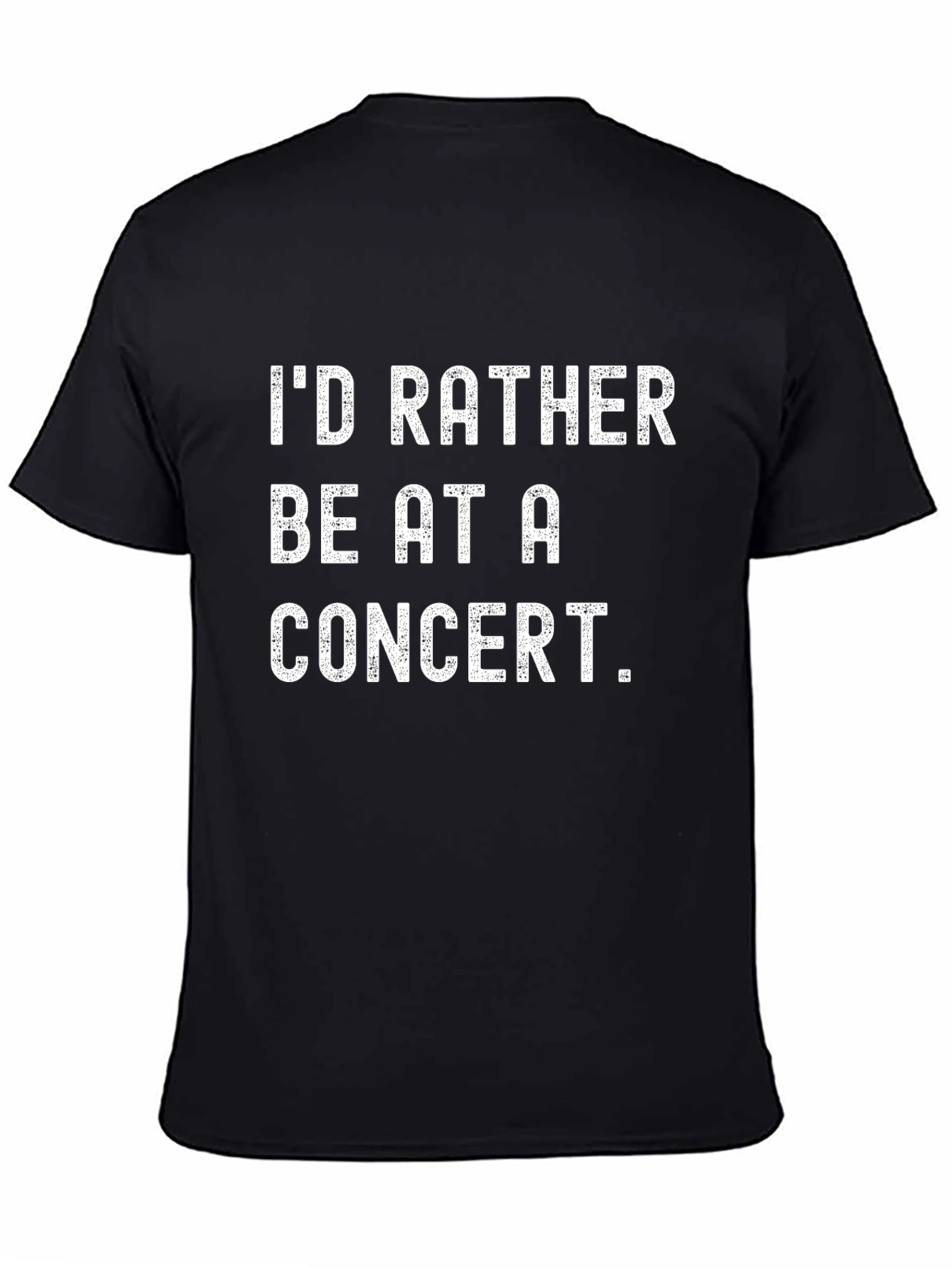 Concert Lovers Black Graphic Tee