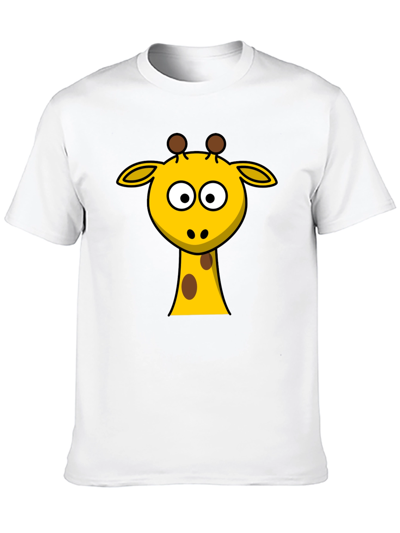 Giraffe Graphic T-Shirt - Fun Cartoon Design