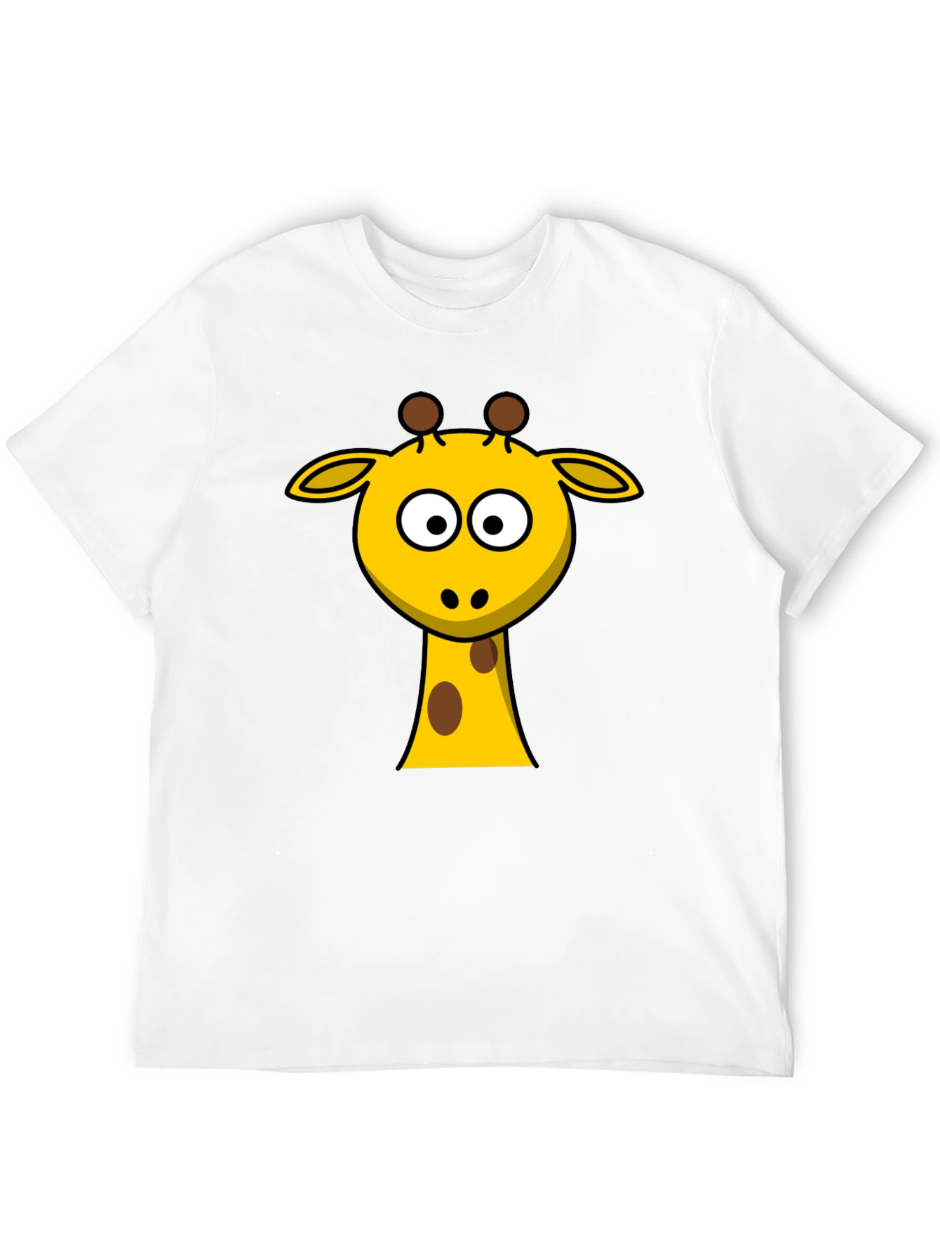 Giraffe Graphic T-Shirt - Fun Cartoon Design