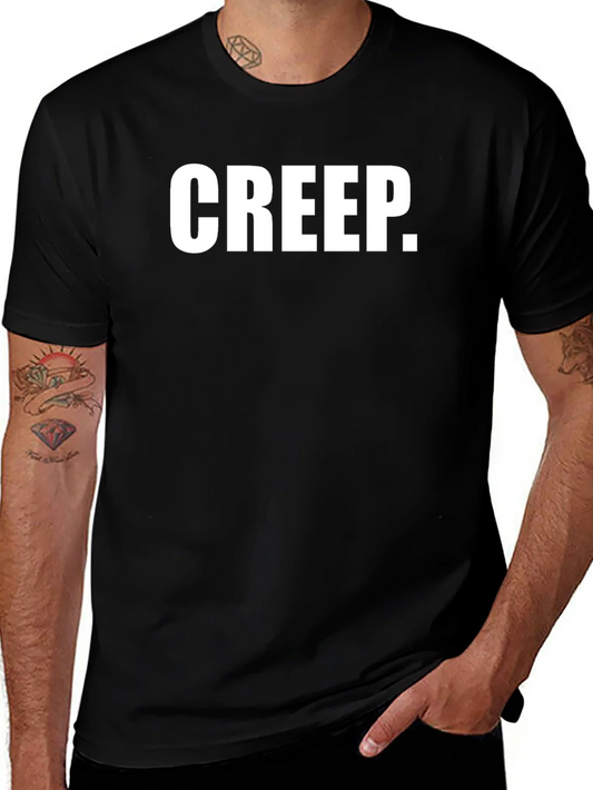 Creep Graphic Tee - Black Cotton Blend