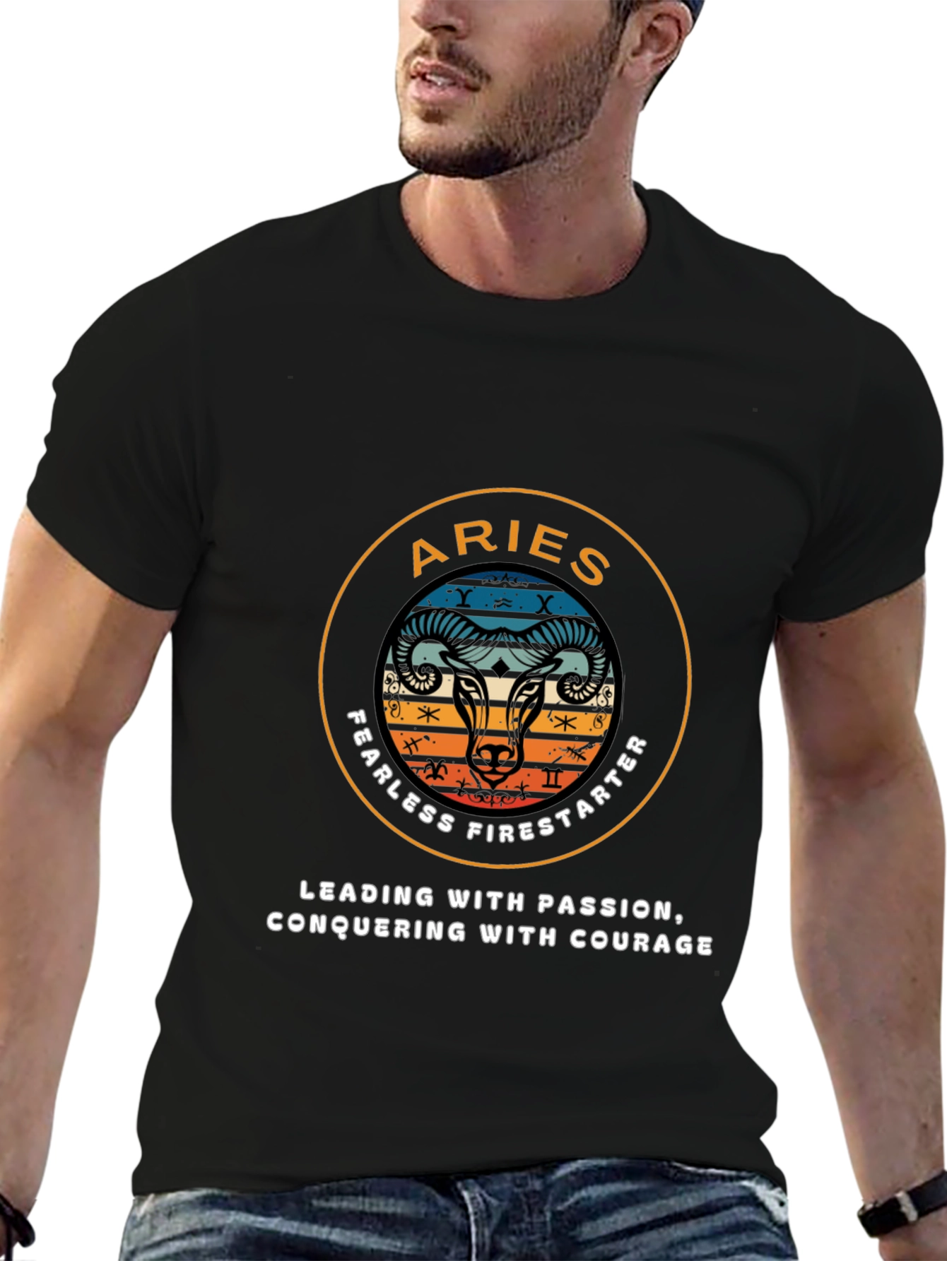 Aries Fearless Firestarter Graphic T-Shirt