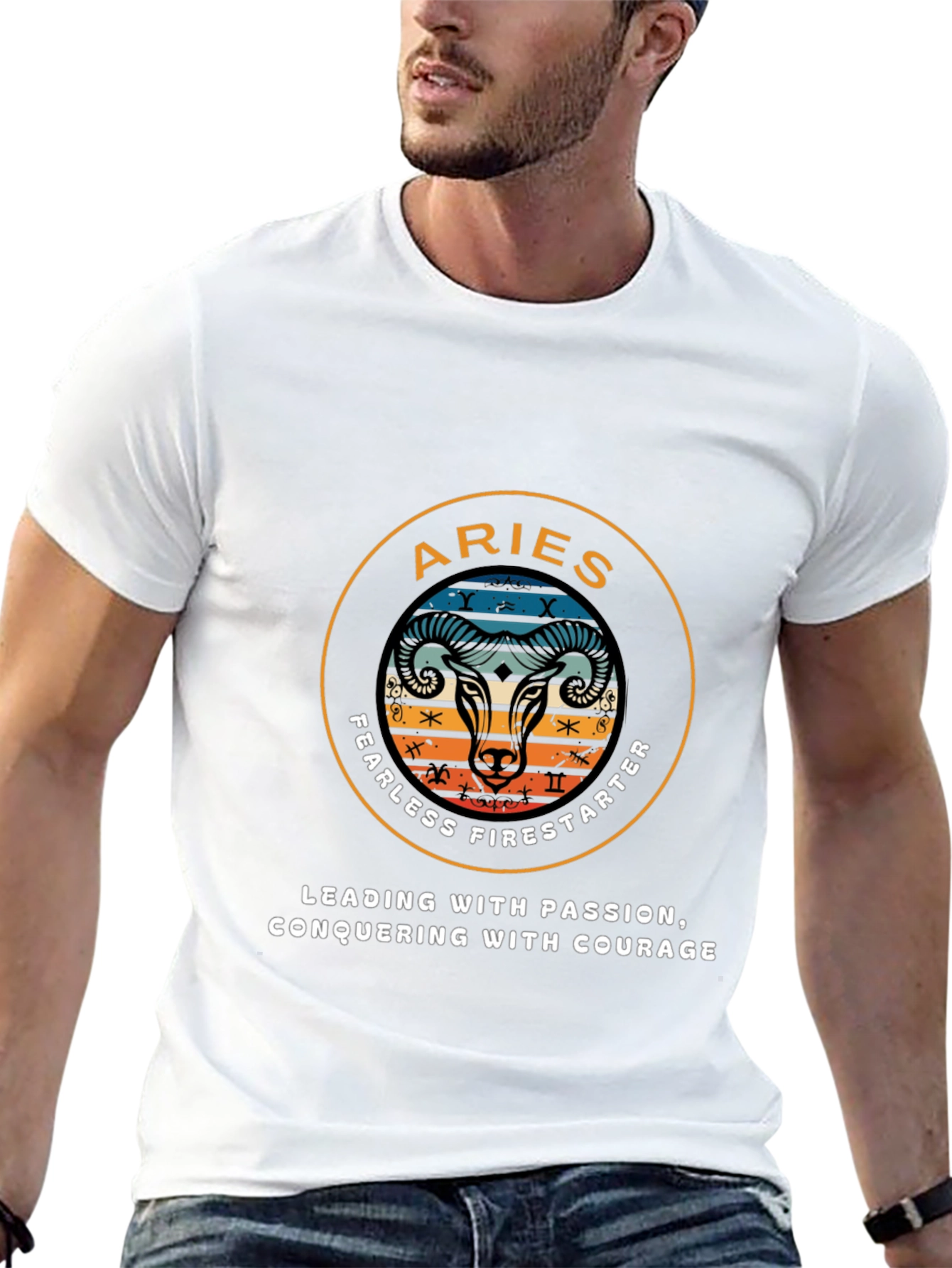 Aries Fearless Firestarter Graphic T-Shirt