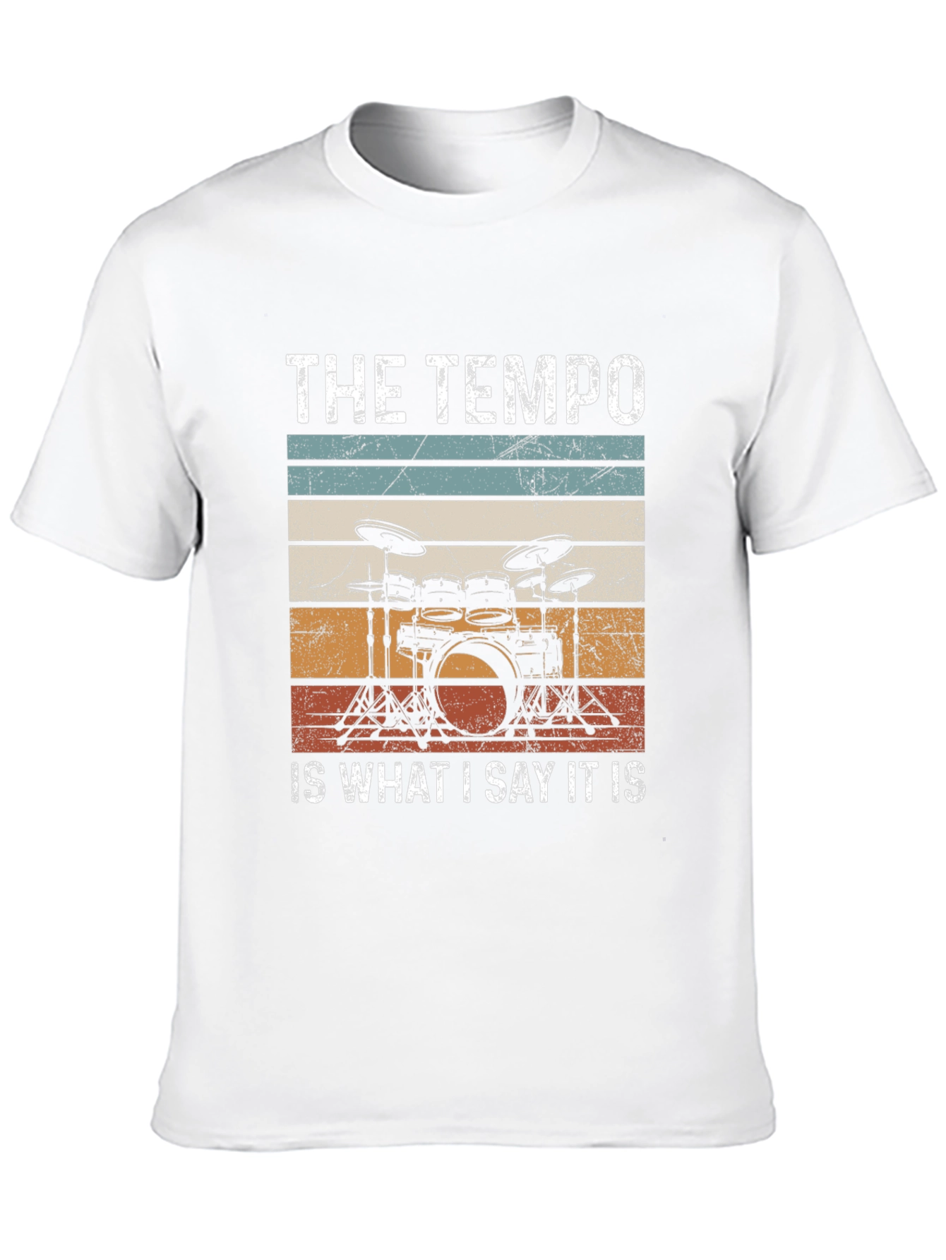 The Tempo Drummer T-Shirt: Funny Music Lover Tee