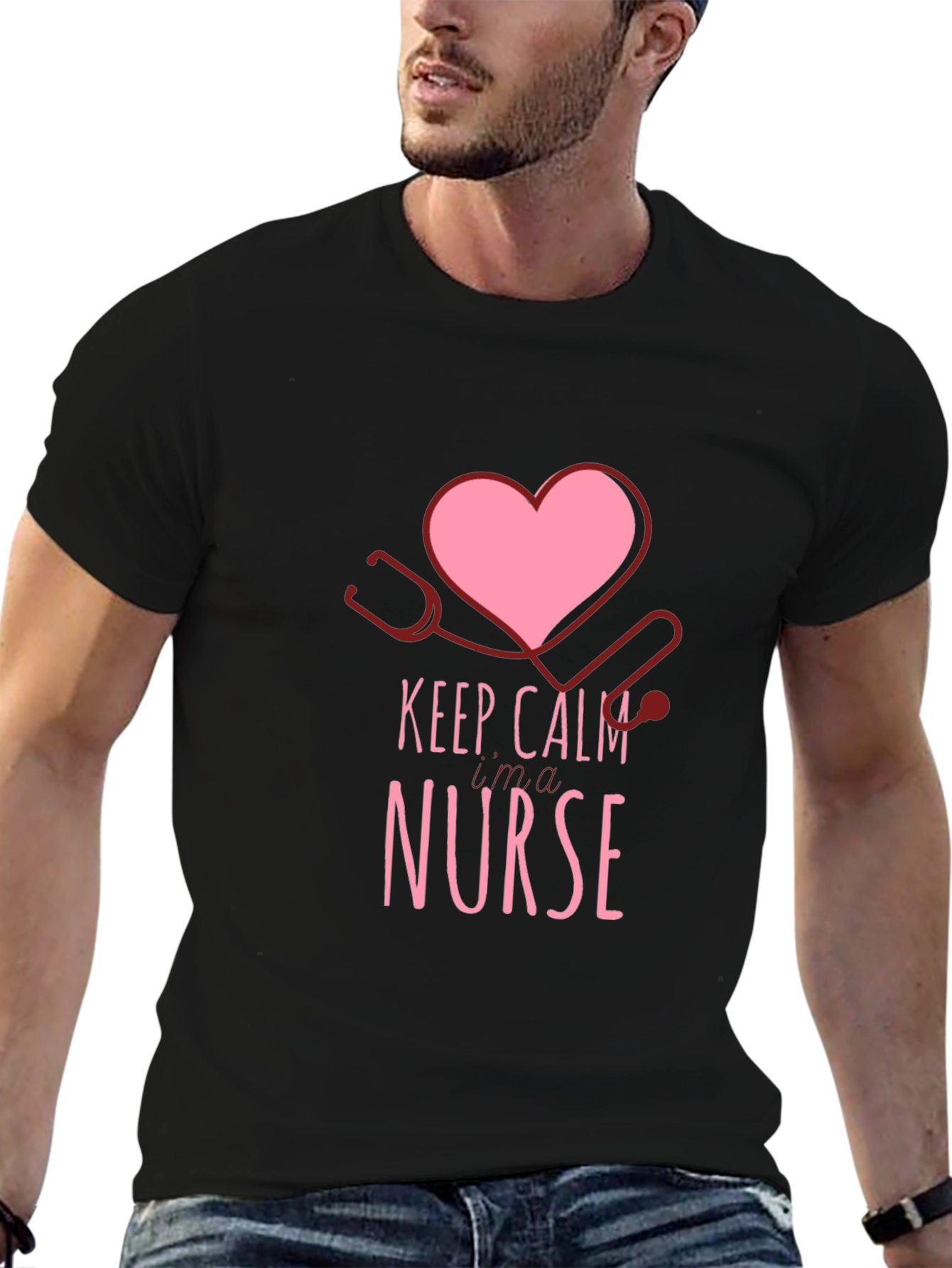 Keep Calm Im a Nurse Graphic T-Shirt