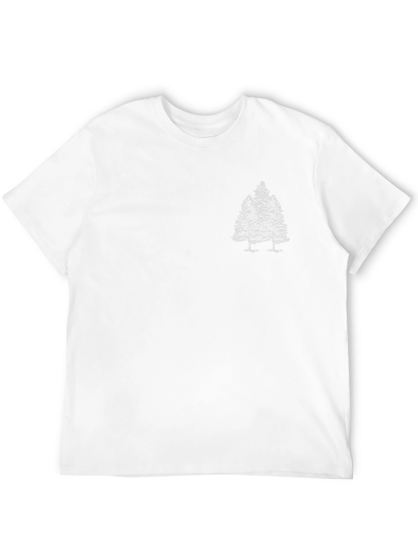 Evergreen Tree Graphic Tee - Classic Black T-Shirt