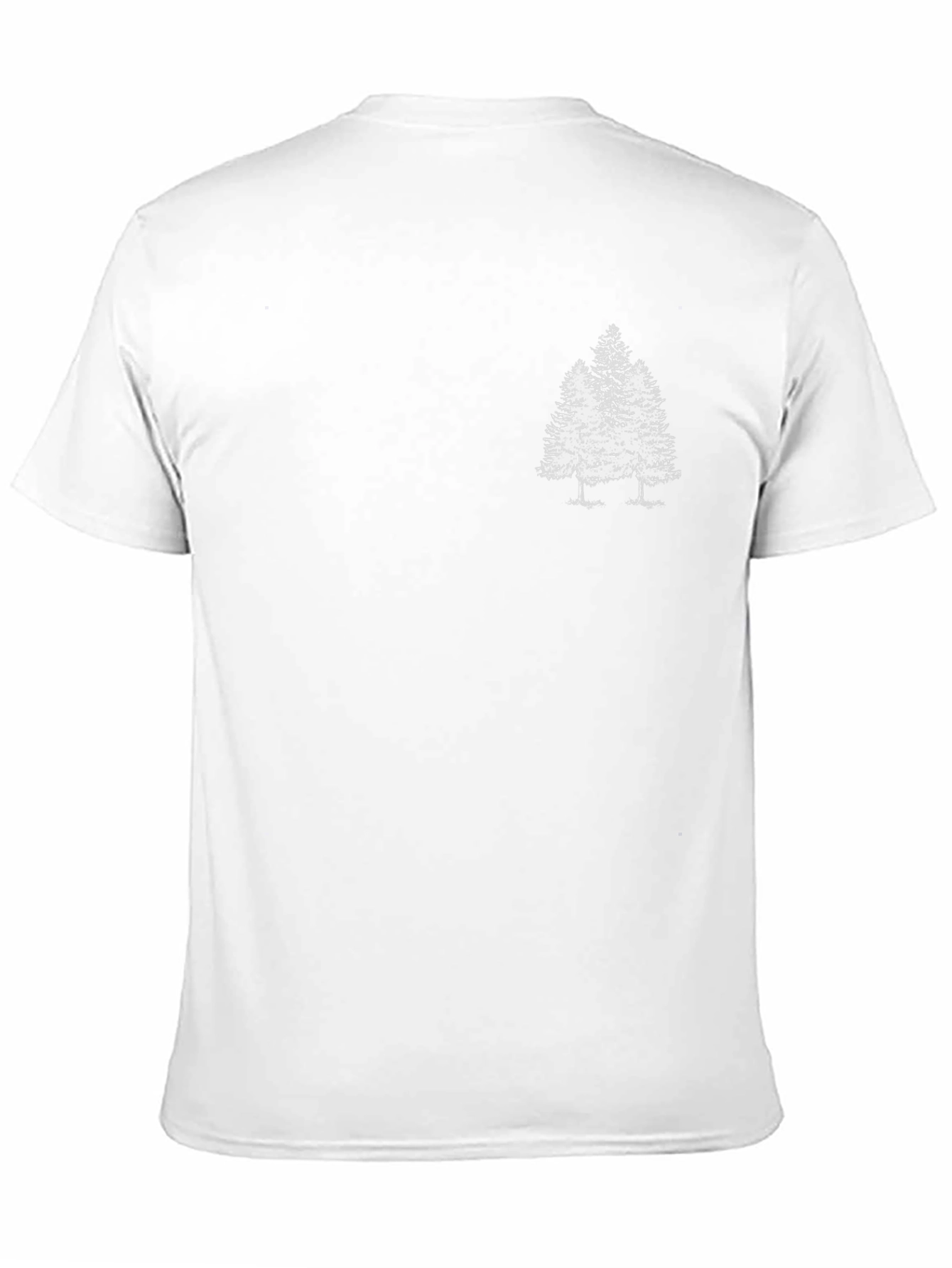 Evergreen Tree Graphic Tee - Classic Black T-Shirt