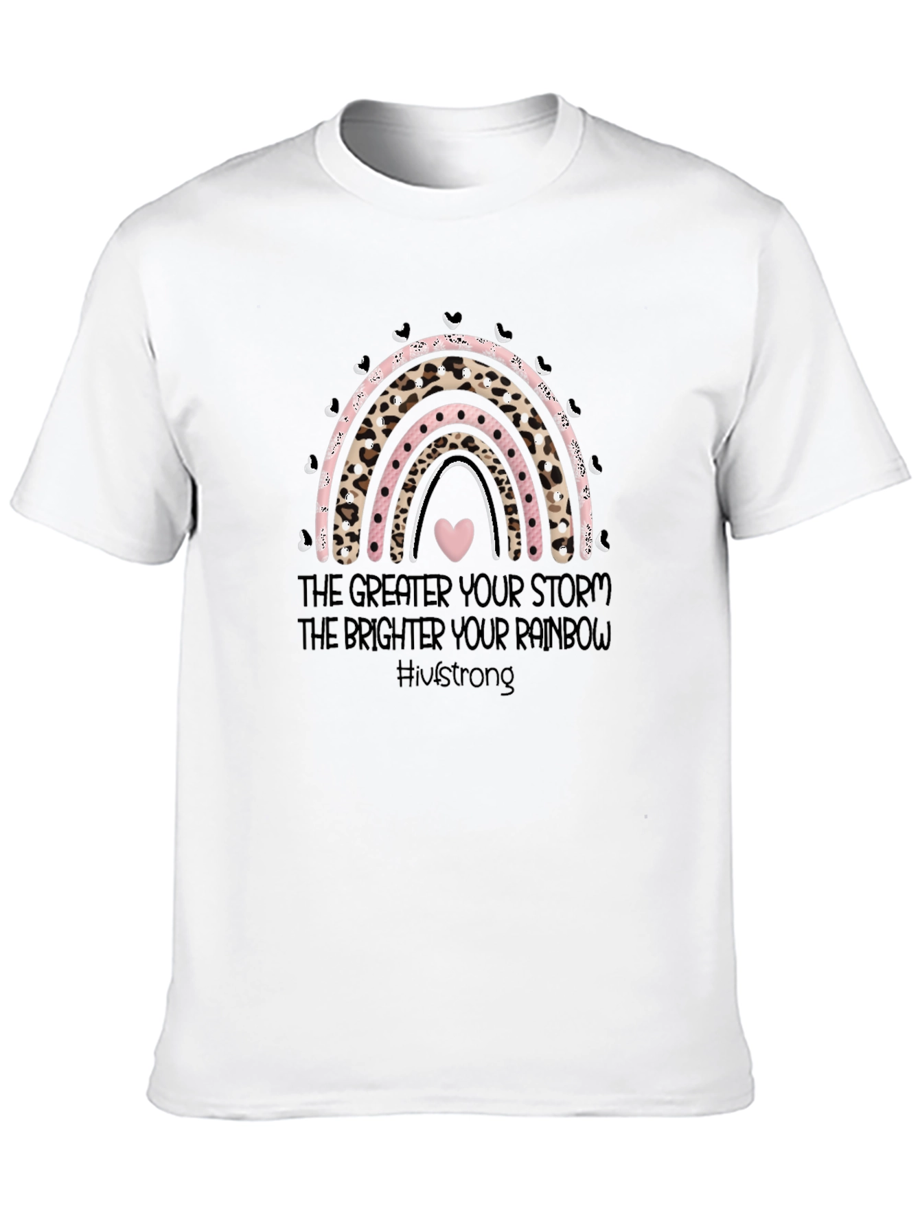 Inspirational Rainbow Graphic T-Shirt