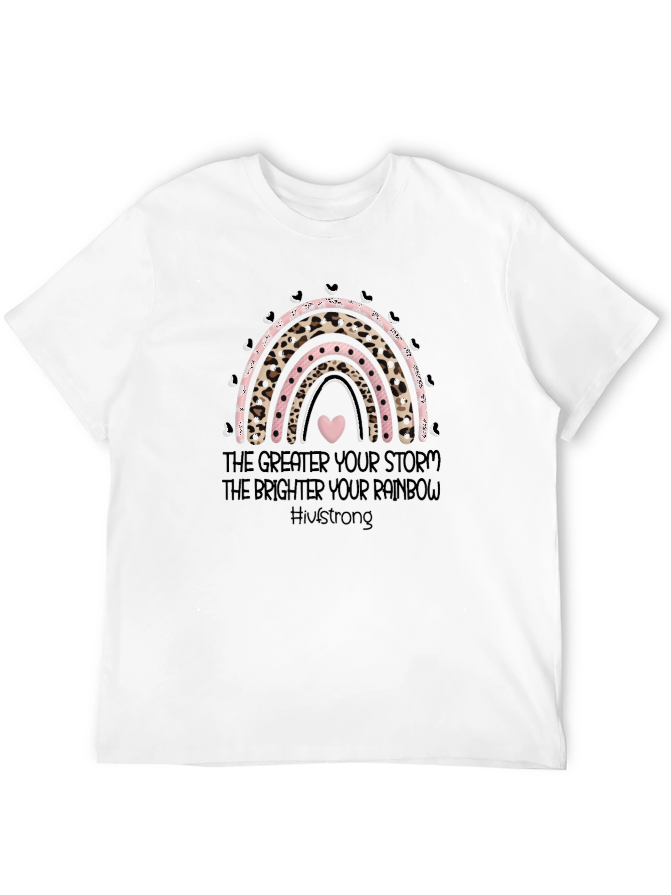 Inspirational Rainbow Graphic T-Shirt