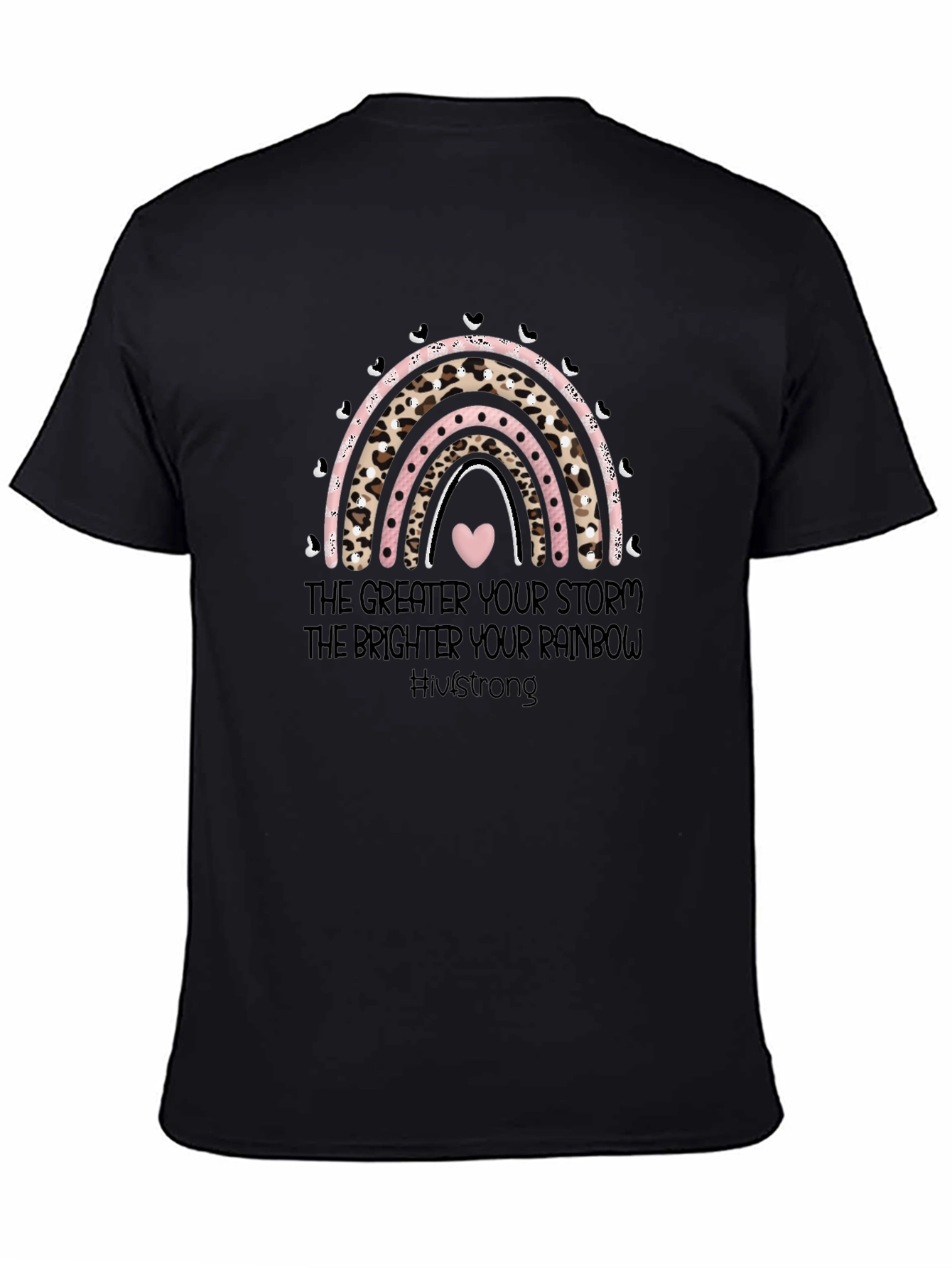 Inspirational Rainbow Graphic T-Shirt