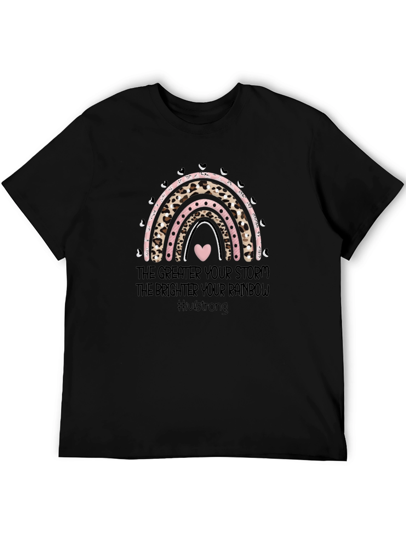 Inspirational Rainbow Graphic T-Shirt
